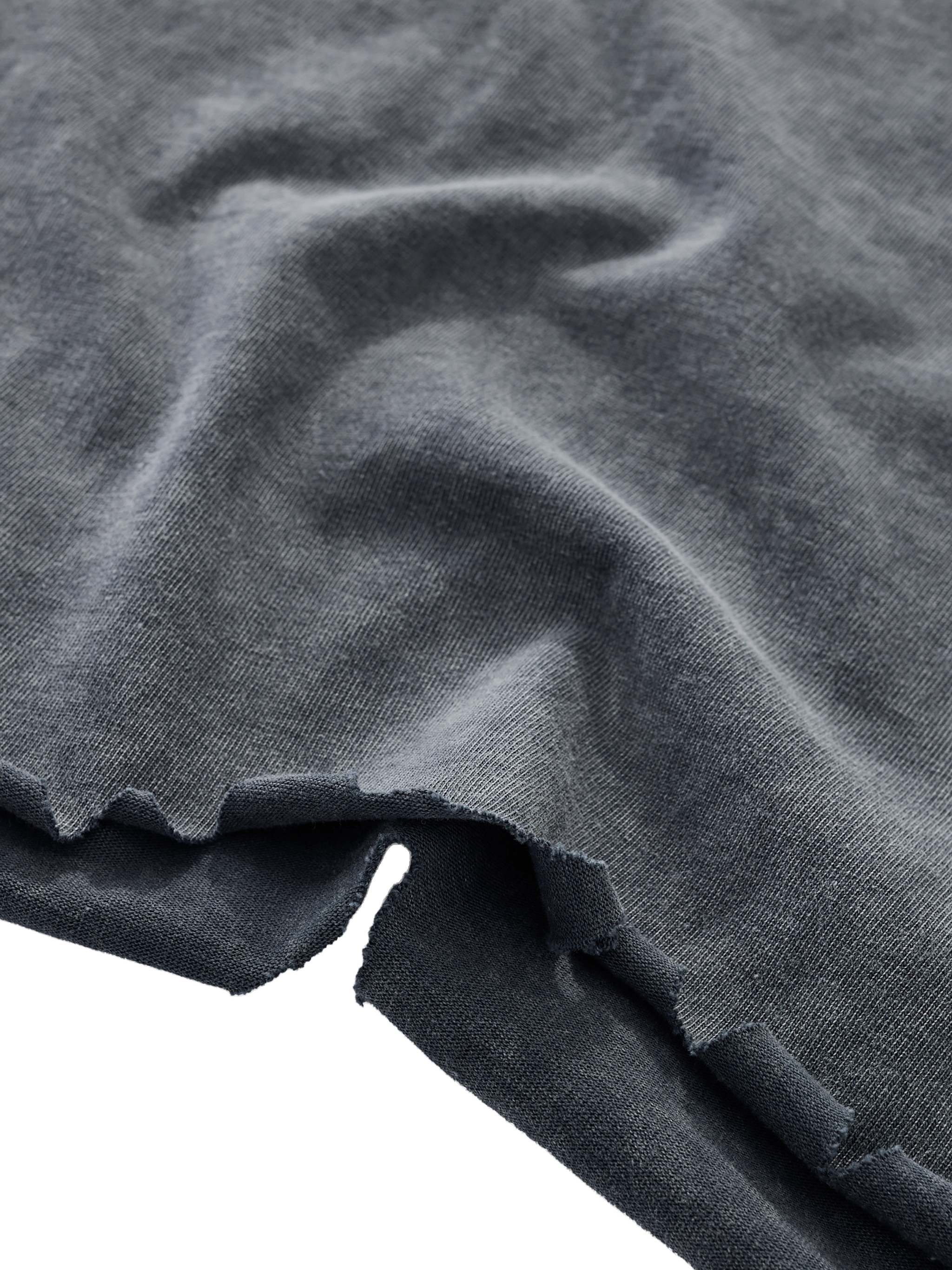 Snow Wash Raw-Hem Boxy T-shirt #RT0058 | TAPSTITCH