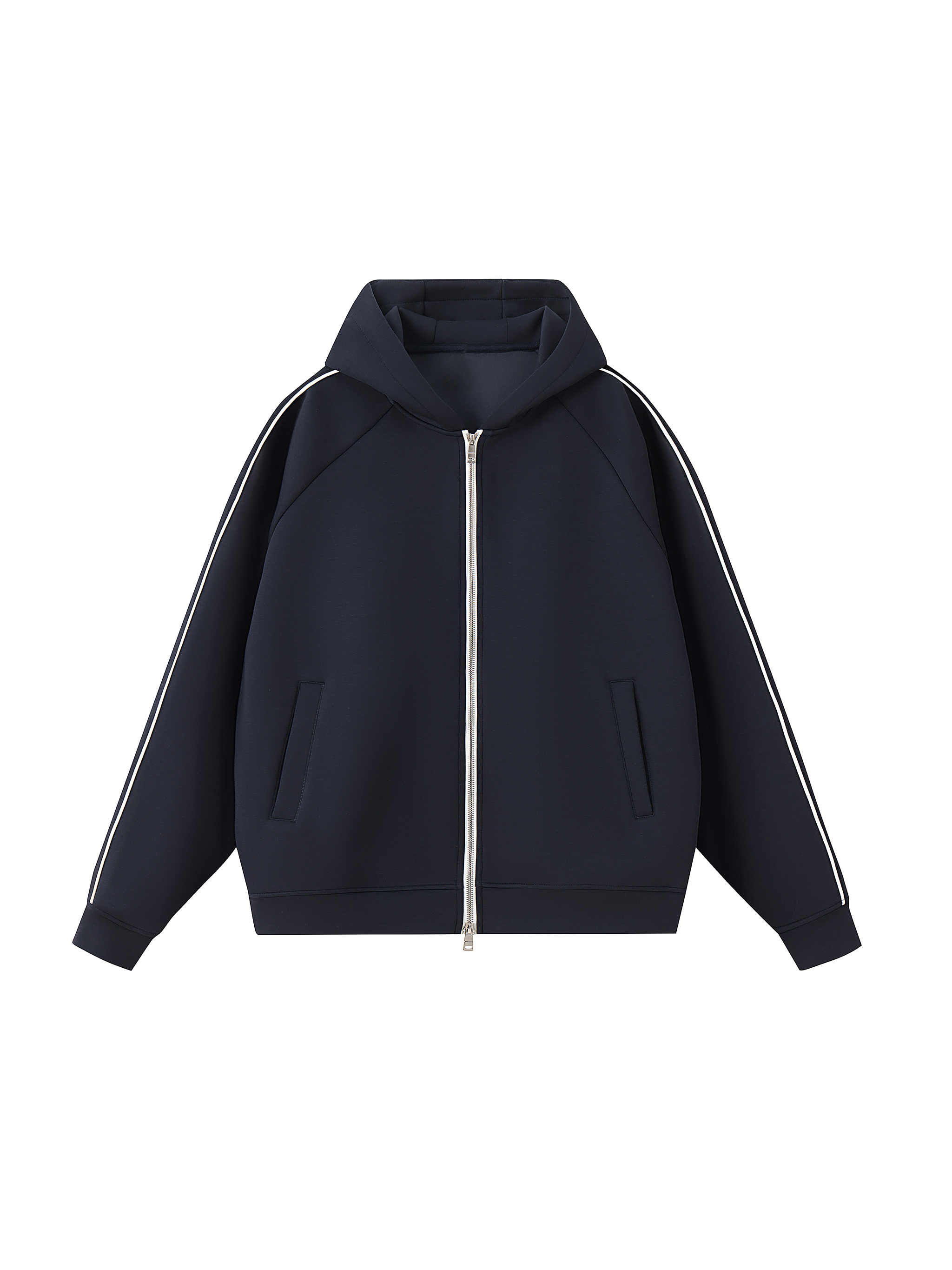 Heavyweight Raglan Sleeve Zip Hoodie #RQ0017 | TAPSTITCH