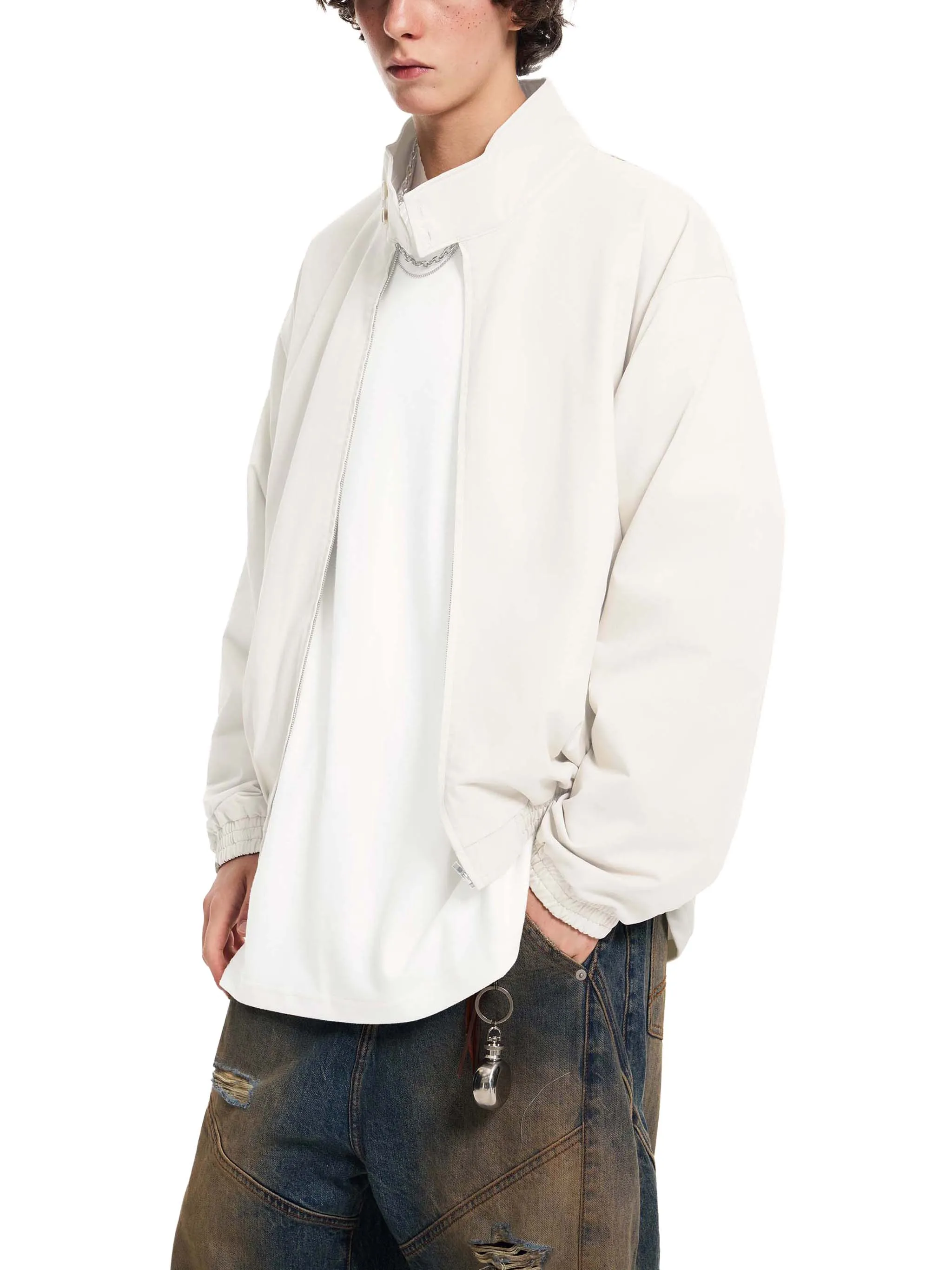 Stand Collar Bomber Jacket 