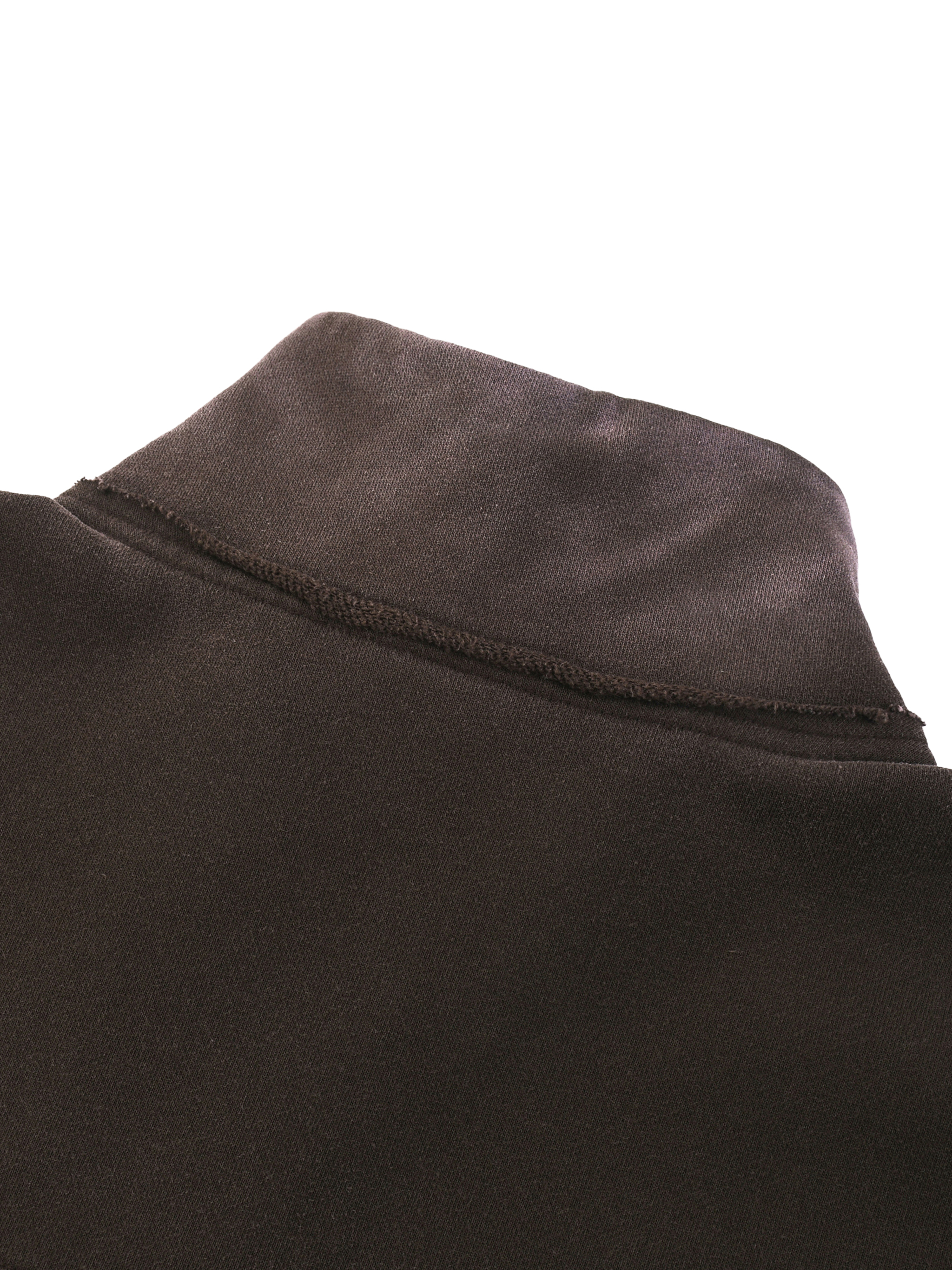 Sun Fade Raw Edge Quarter-Zip Sweatshirt #RW0025 | TAPSTITCH