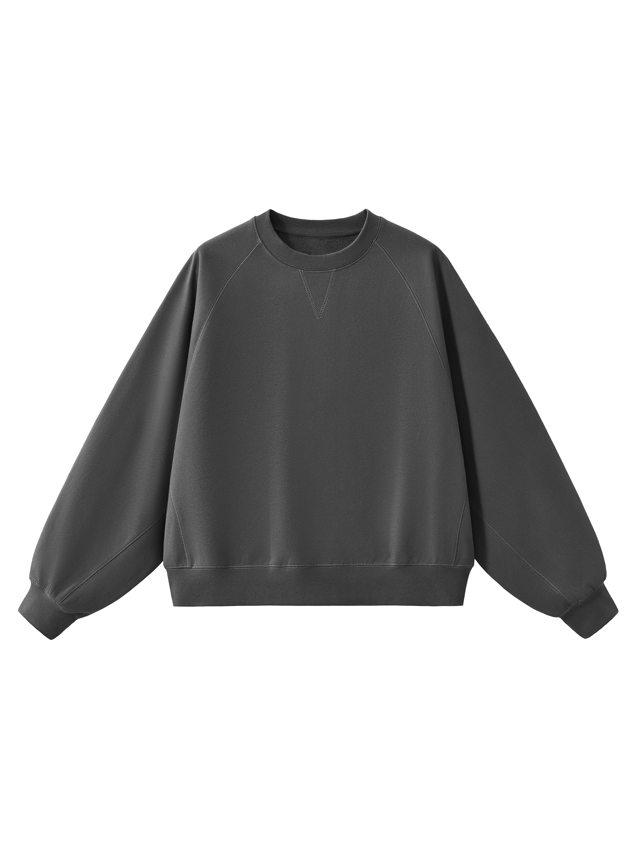 chiiiibag　DolmanSleeveDungareeShirt Essential Heavyweight Dolman Sleeve Boxy Sweatshirt #RW0062