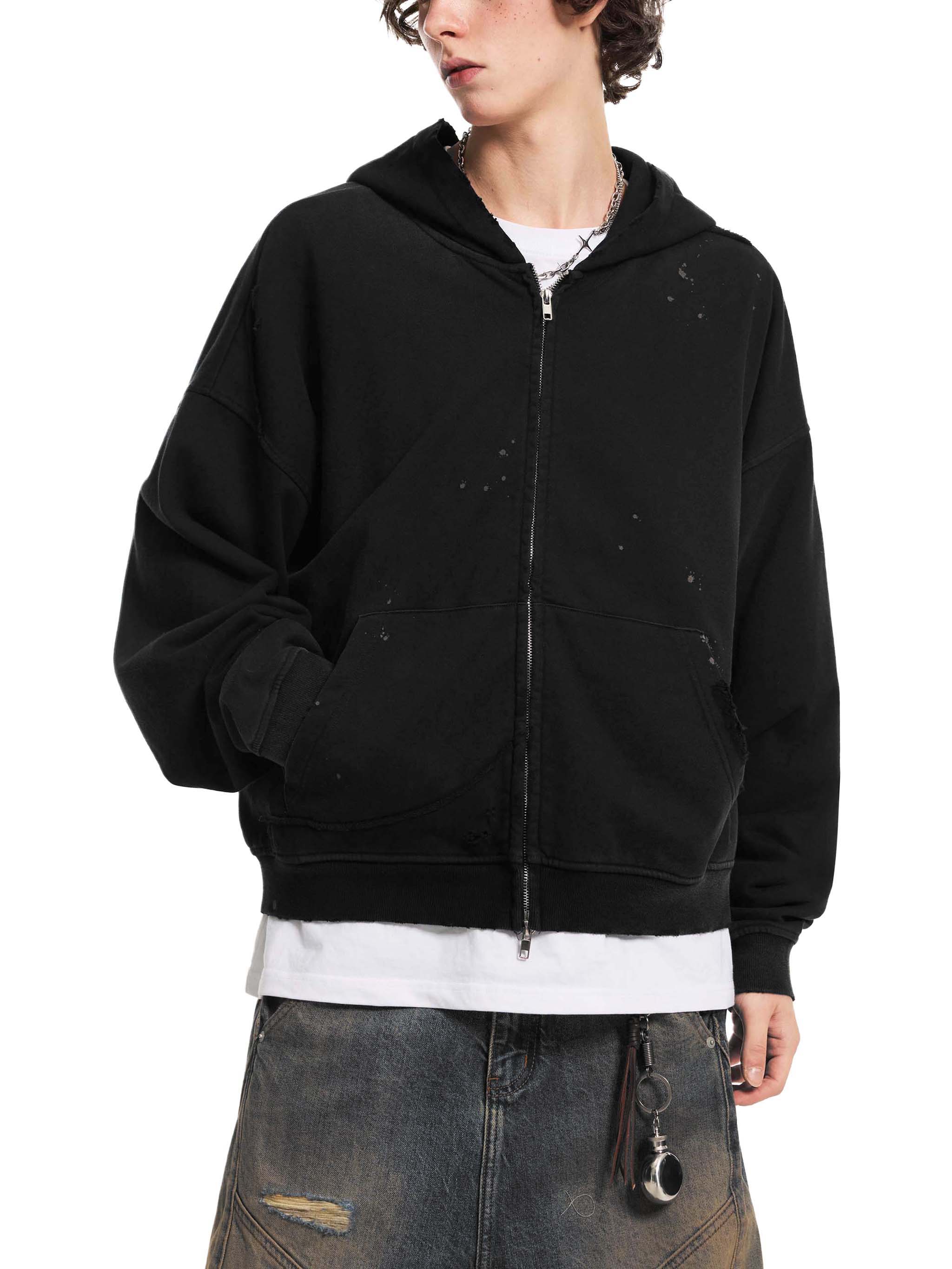 トップス Old gap zip up Parker sun fade SUN FADE ZIP HOODIE - BLACK – Summit