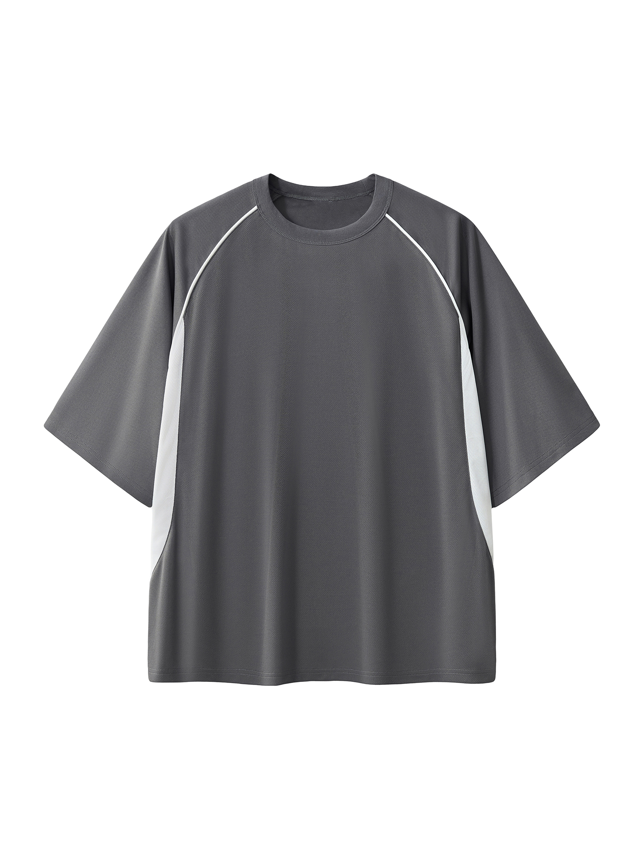Contrast Piping Panel Raglan T-Shirt #RT0073 | TAPSTITCH