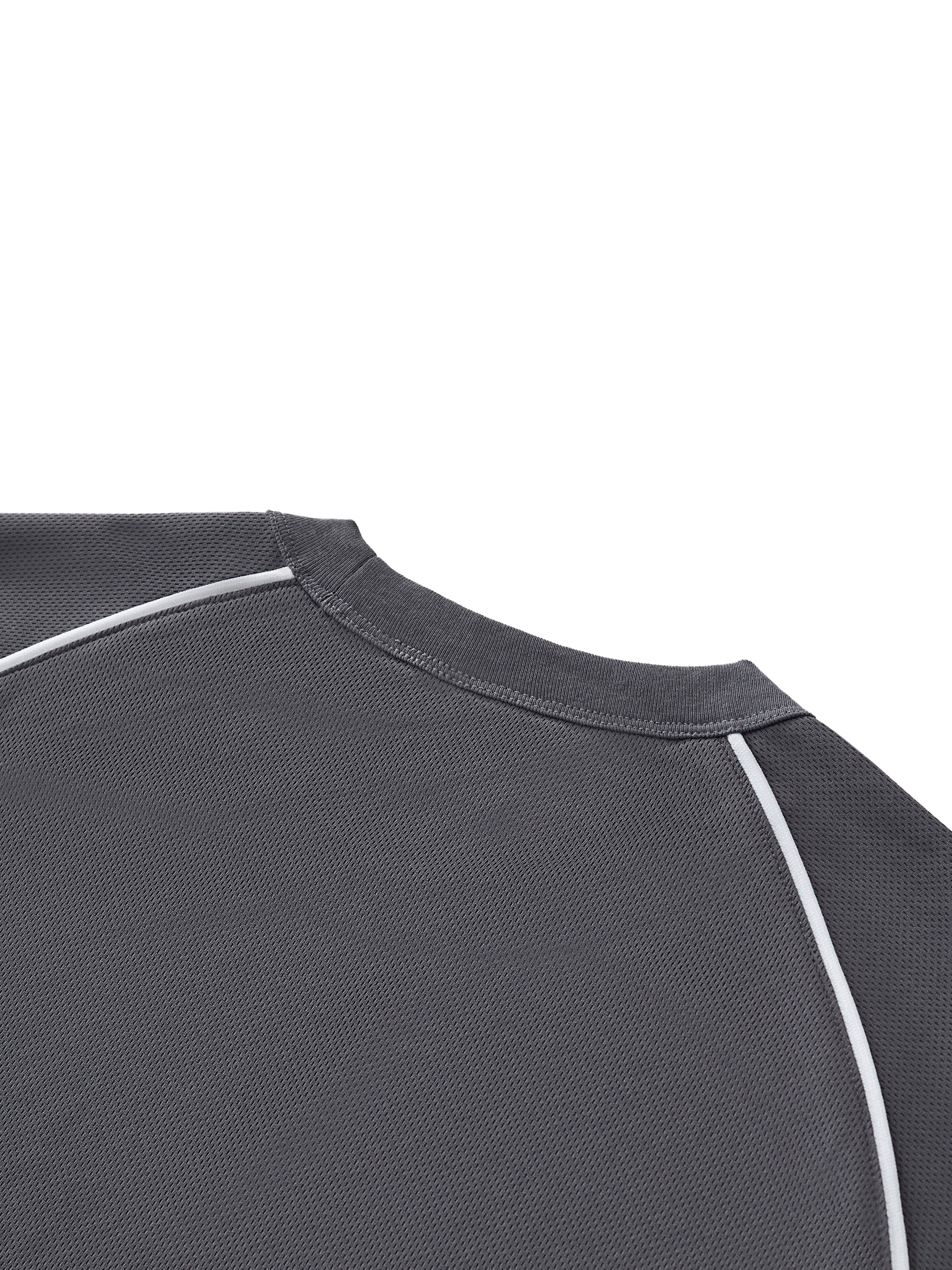 Contrast Piping Panel Raglan T-Shirt #RT0073 | TAPSTITCH