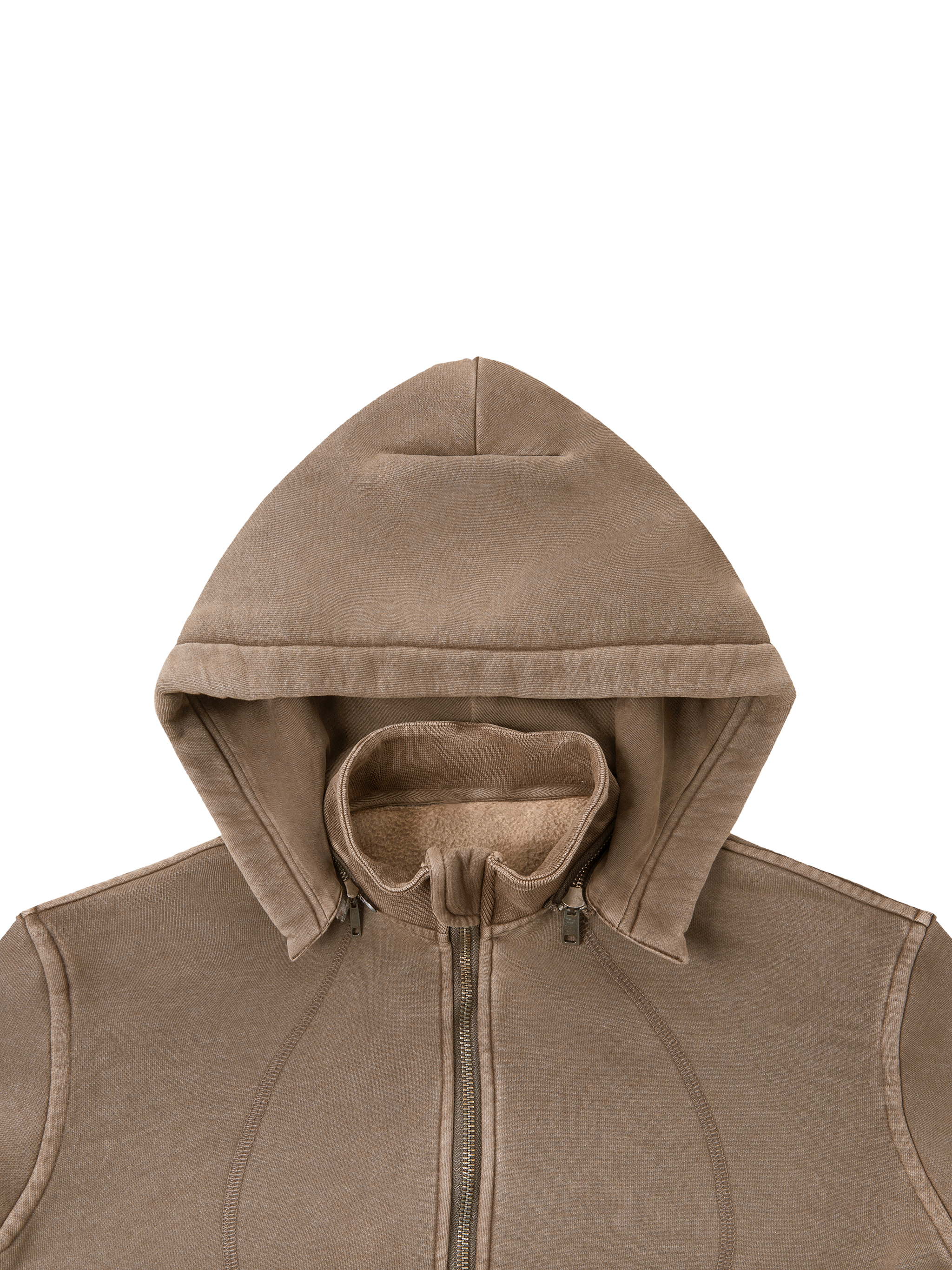 Vintage Washed Cropped Fleece Hoodie #WW0006 | TAPSTITCH