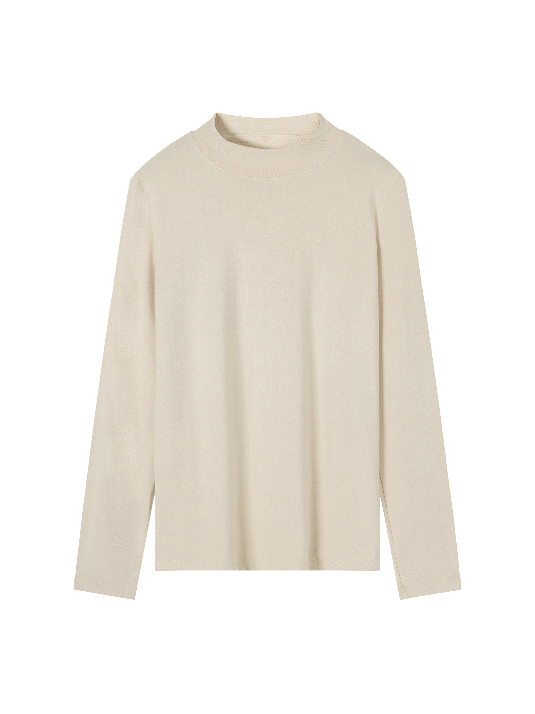 Essential Mock Neck Long Sleeve T-Shirt #WT0035 | TAPSTITCH
