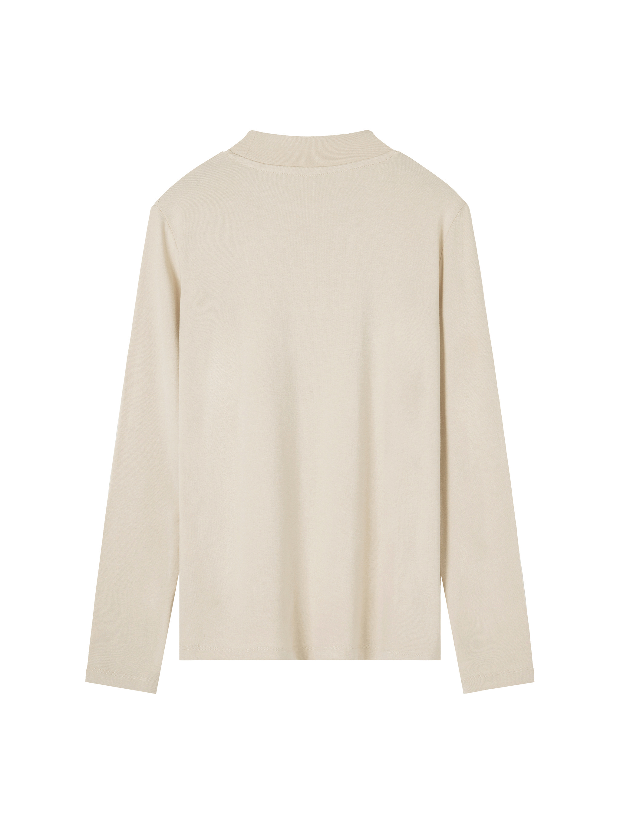 Essential Mock Neck Long Sleeve T-Shirt #WT0035 | TAPSTITCH
