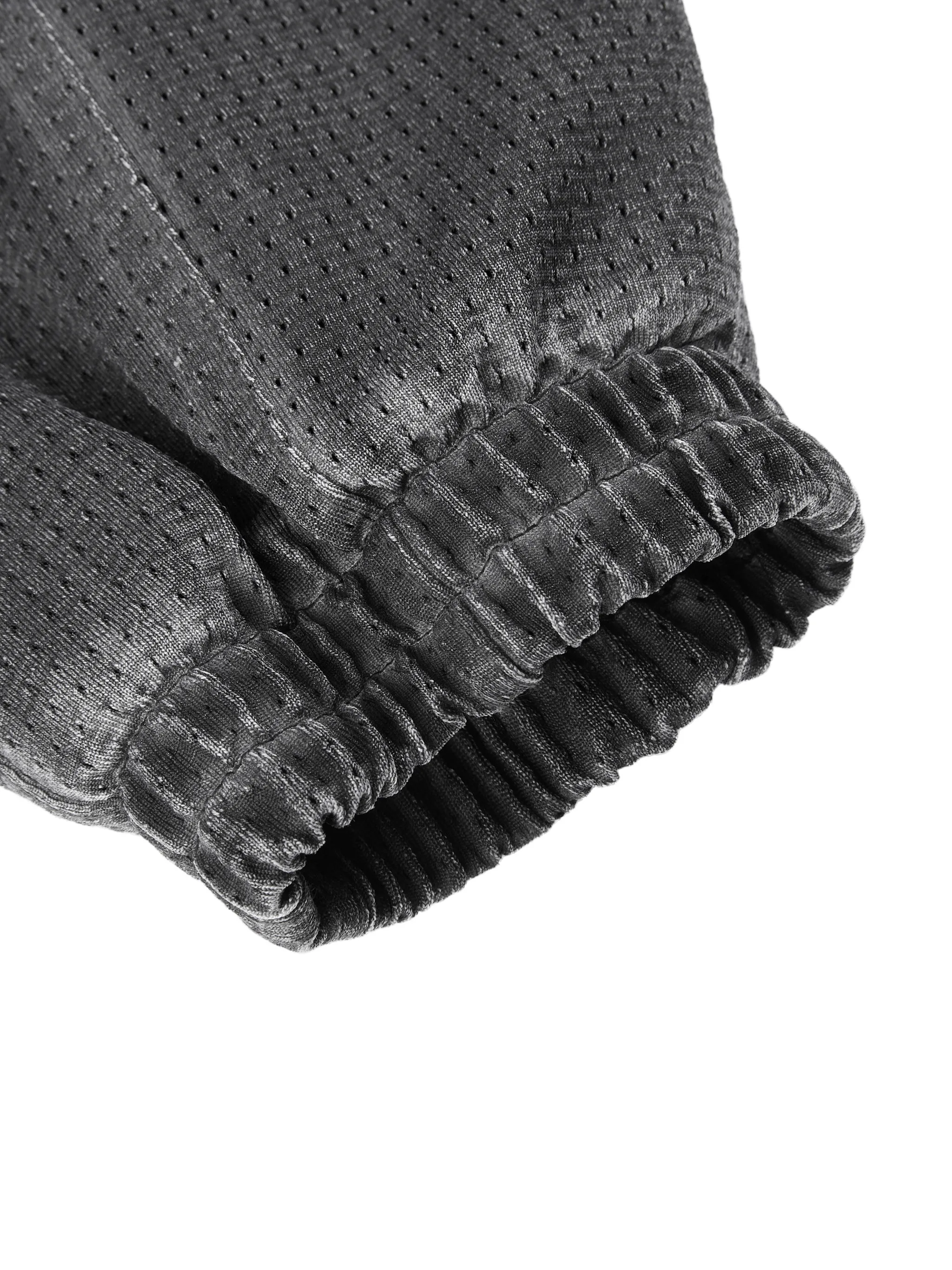 Unisex Vintage Wash Full Zip Mesh Jacket