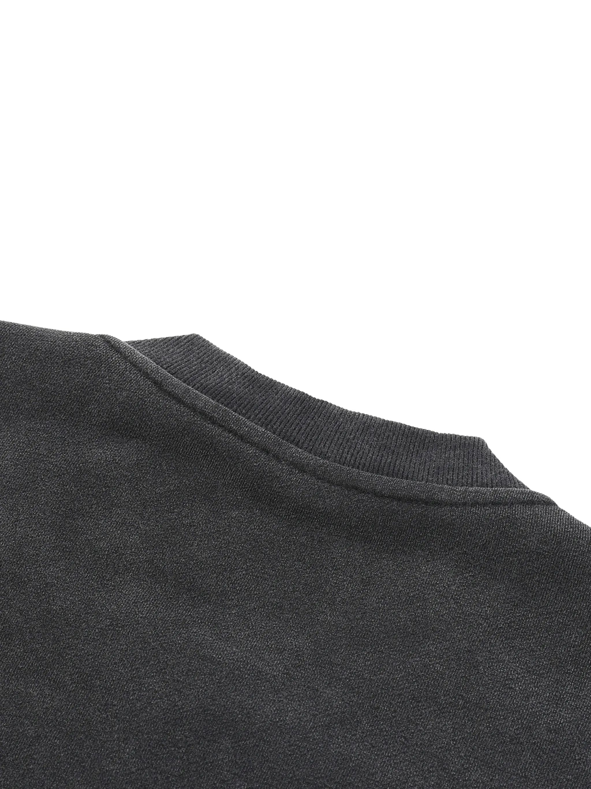 Vintage Washed Fleece Baseball Jacket