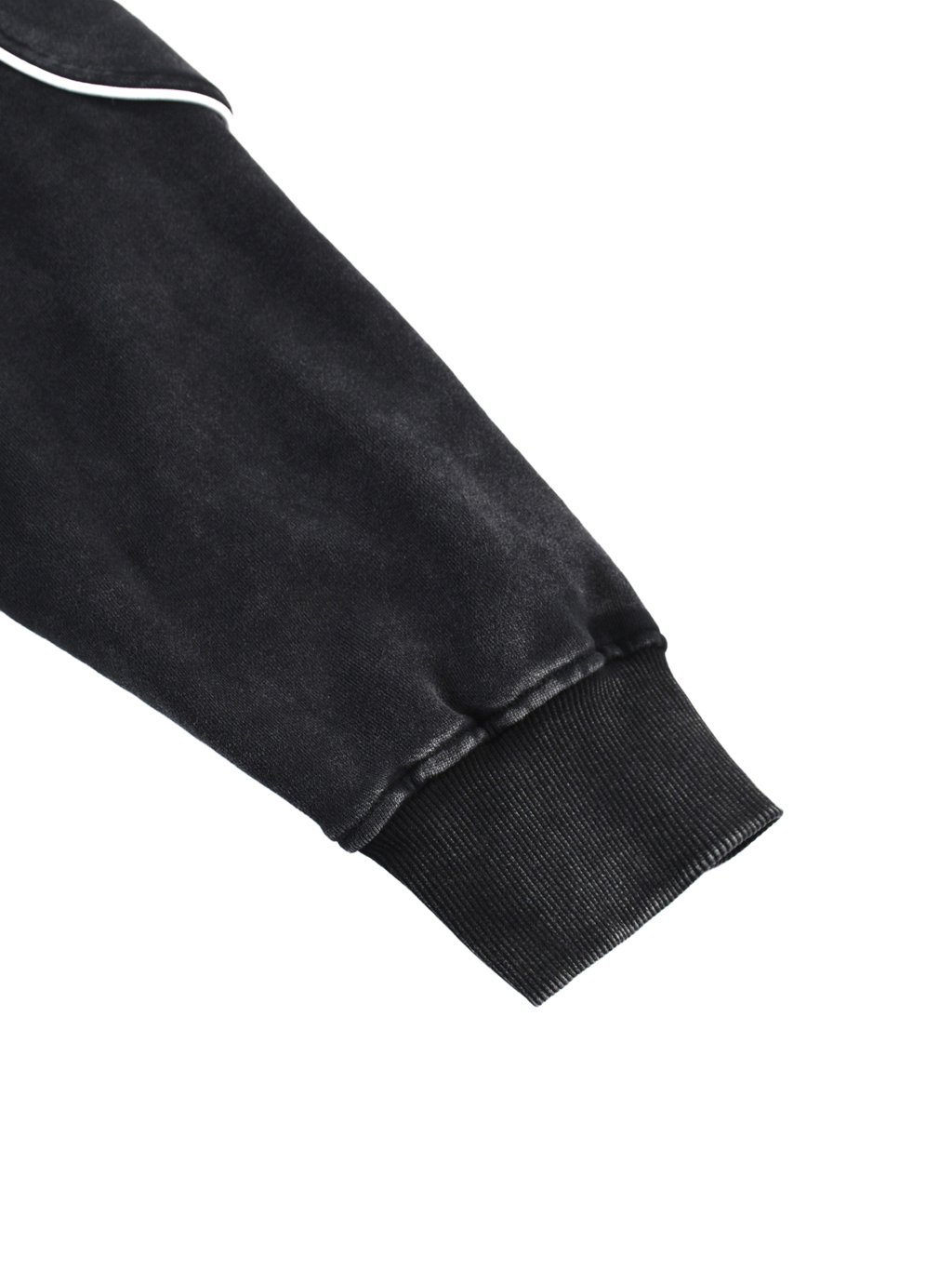 Mineral Wash Piping Raw Hem Sweatshirt #RW0068 | TAPSTITCH