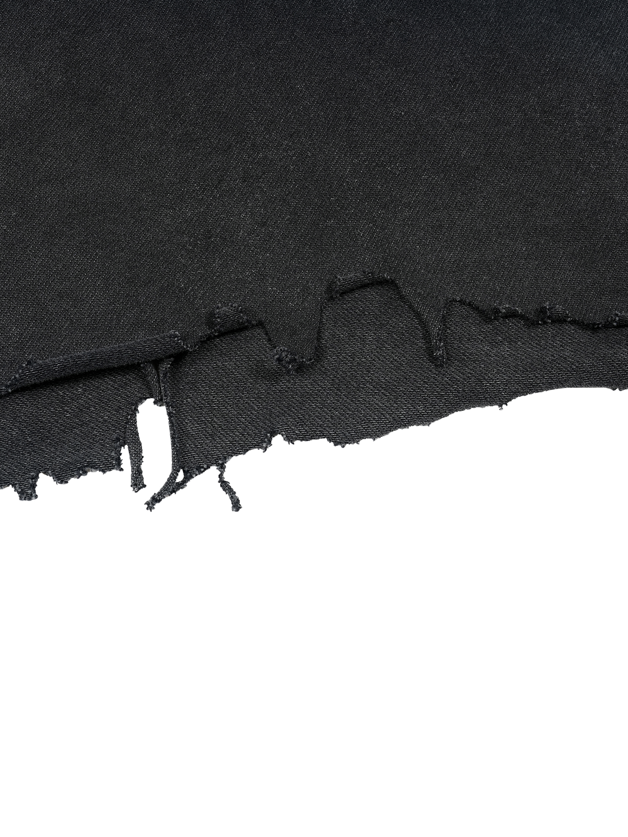 Vintage Wash Boxy Distressed Hem T-Shirt #RT0077 | TAPSTITCH