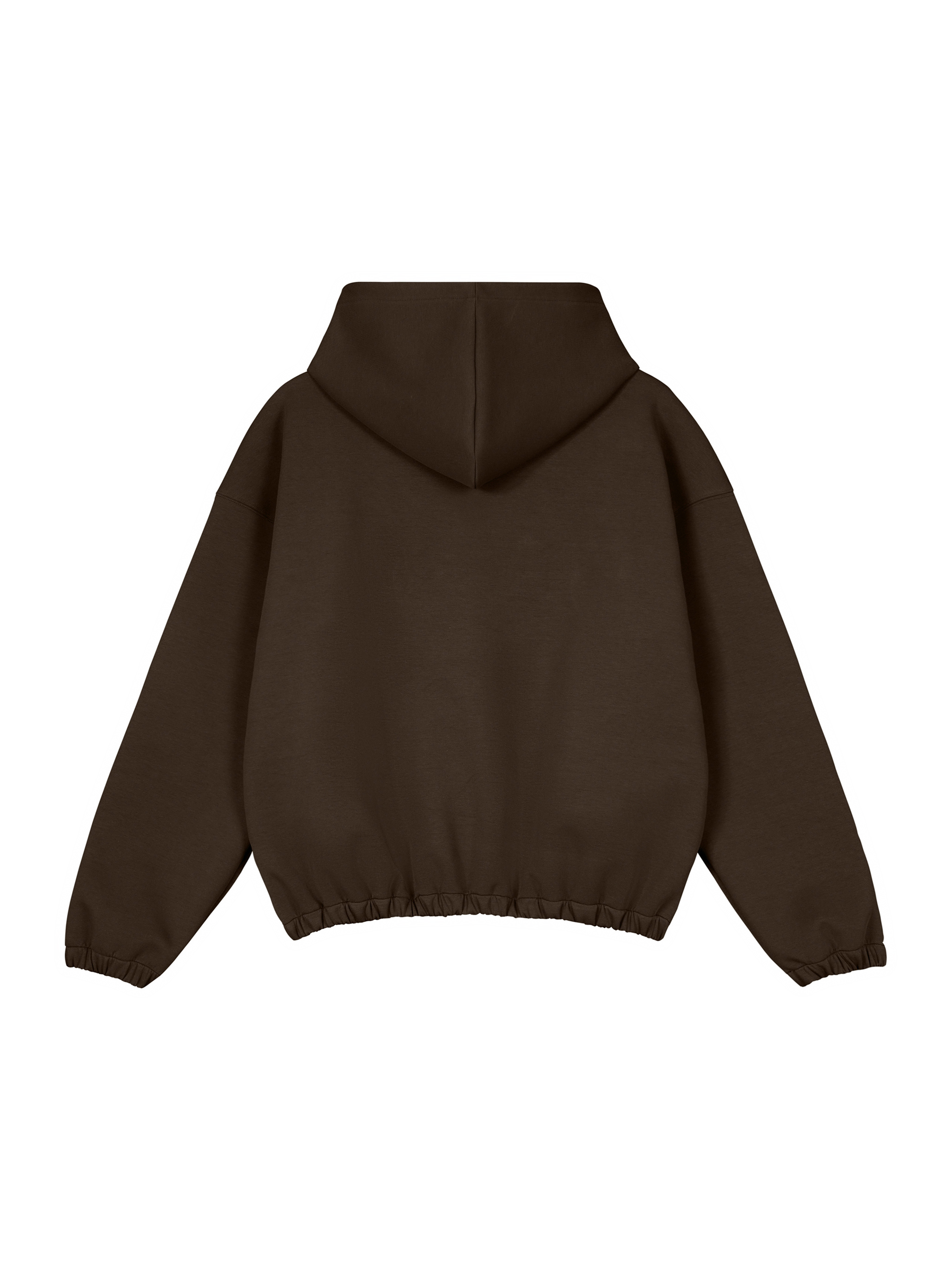 Boxy Cinched Hem Hoodie #RW0072 | TAPSTITCH