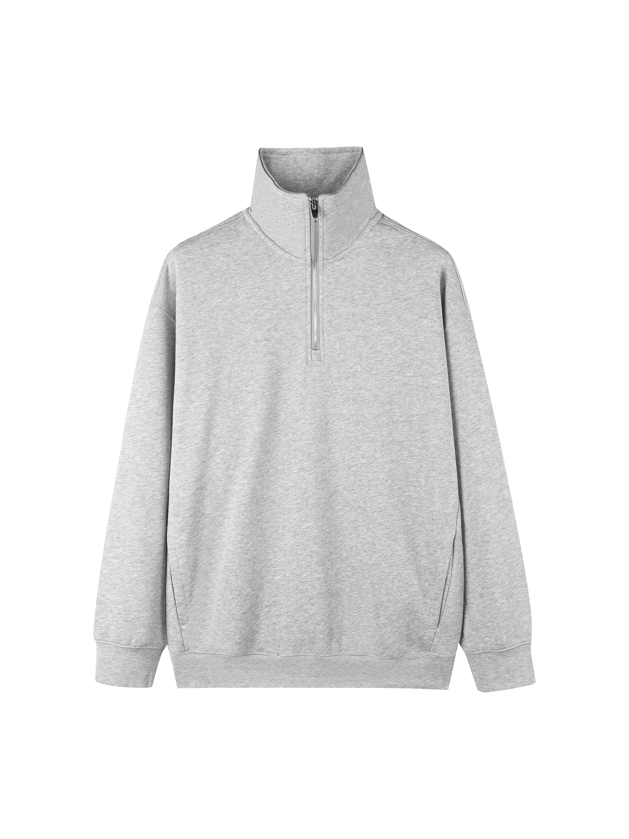 Quarter-Zip Drop Shoulder Sweatshirt #RW0063 | TAPSTITCH