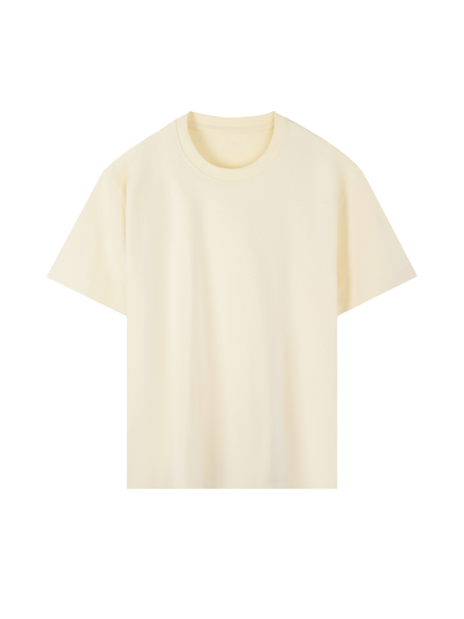 Heavyweight Drop Shoulder Cotton T-Shirt