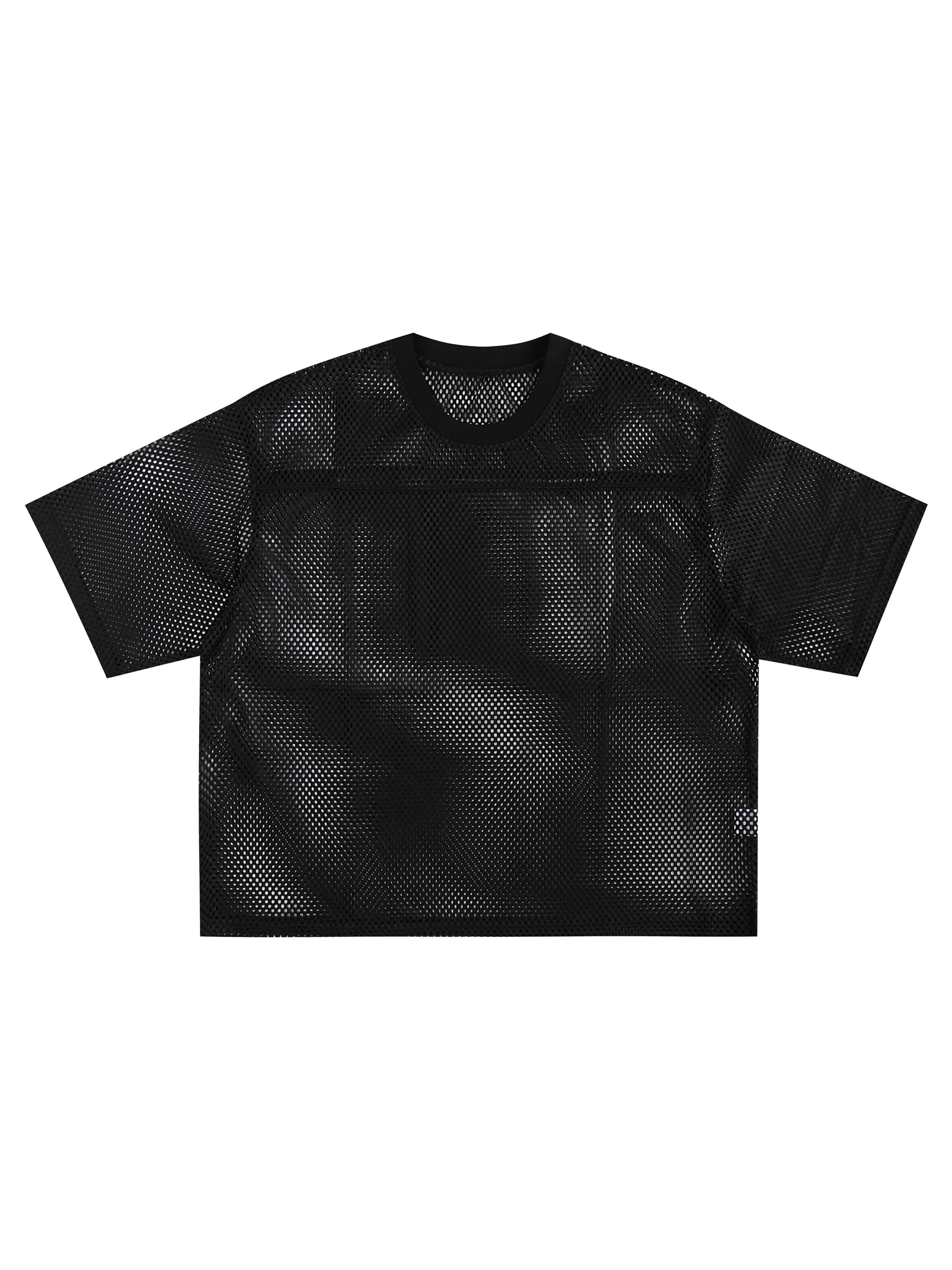 See-through Boxy Net T-Shirt - Main Image