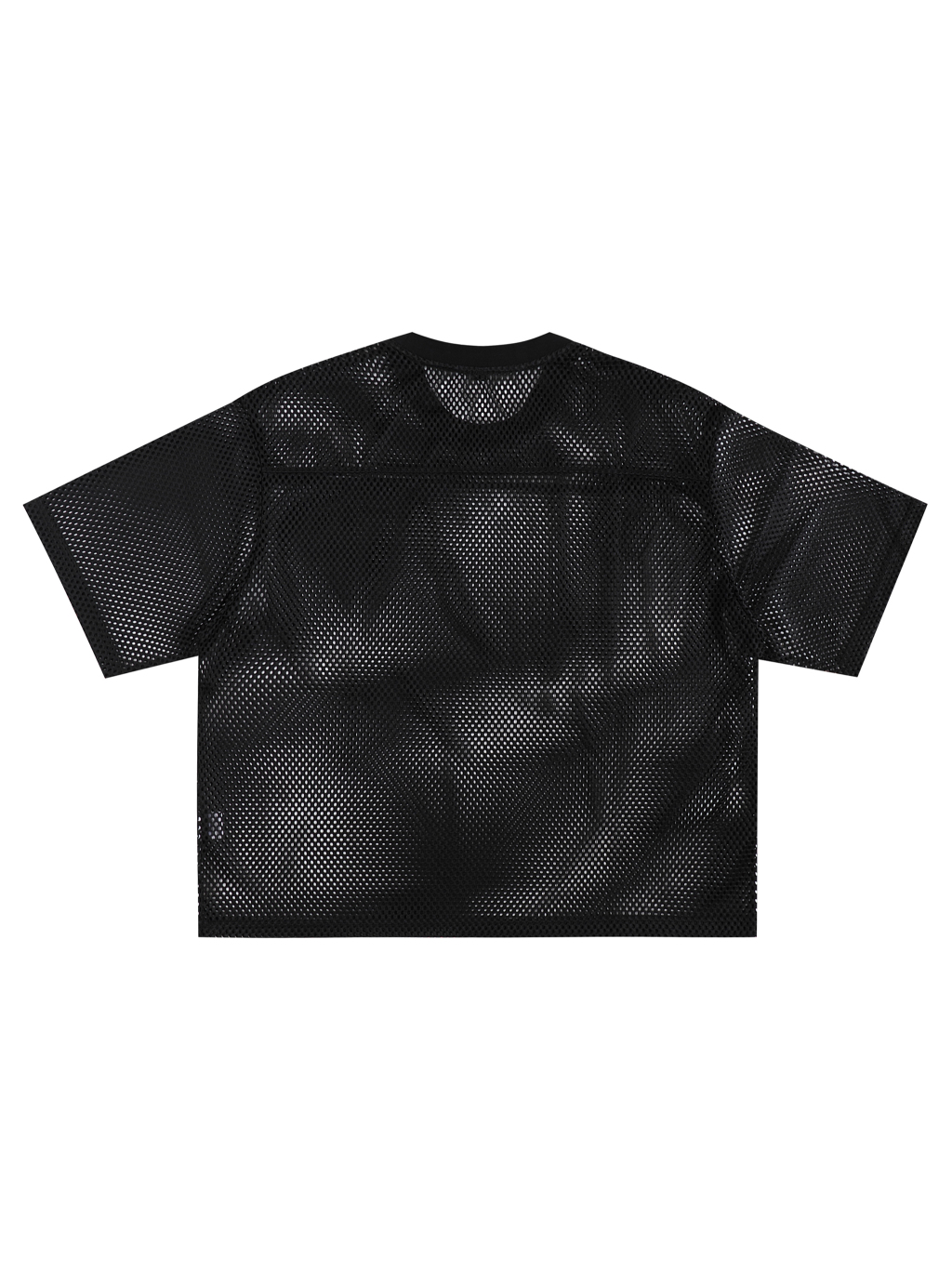 トップス Mesh Print Compact T-Shirt Sheer Mesh Boxy T-Shirt – Activewear | Tapstitch