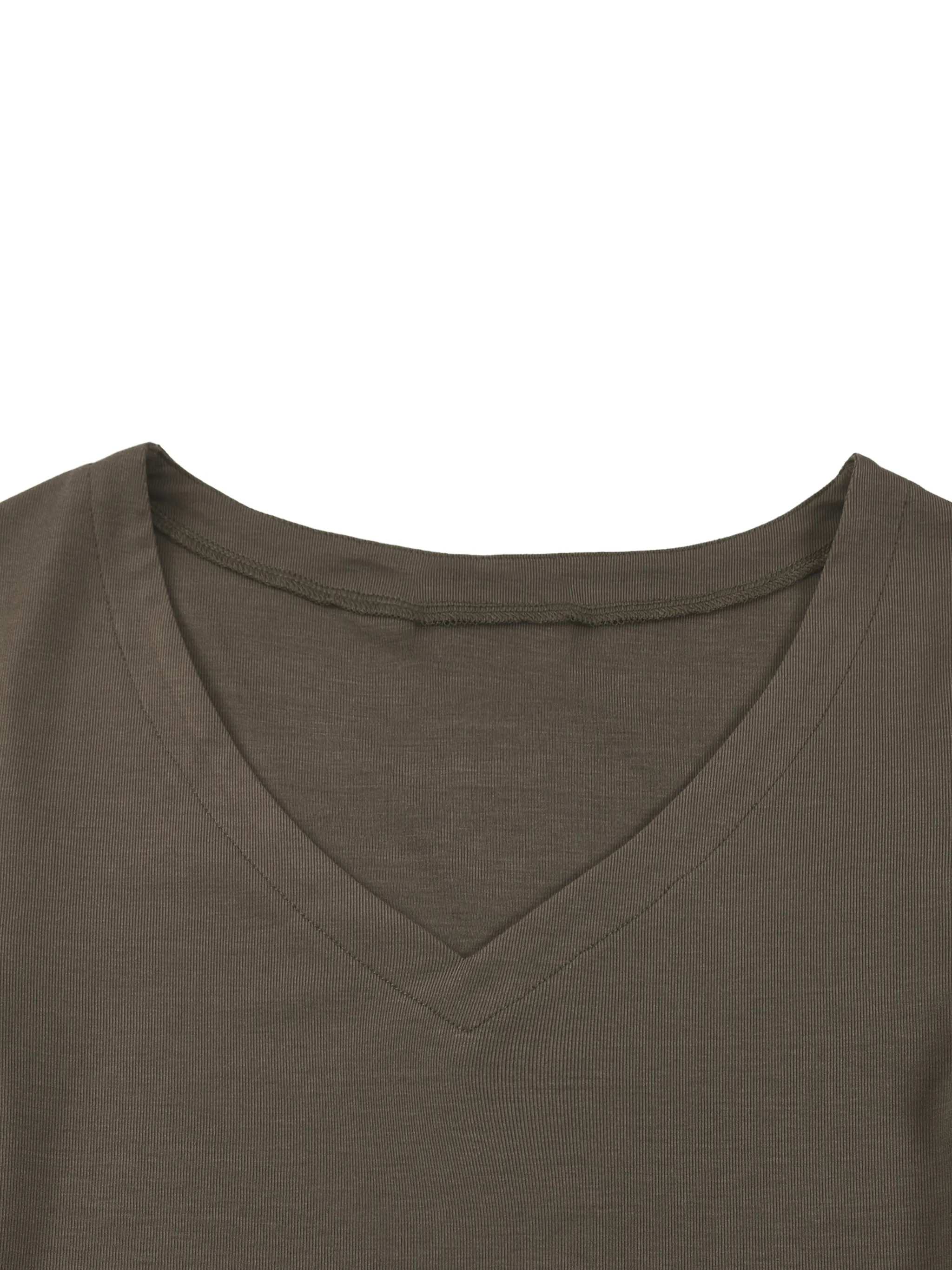 Tencel Slim Fit V-Neck T-Shirt