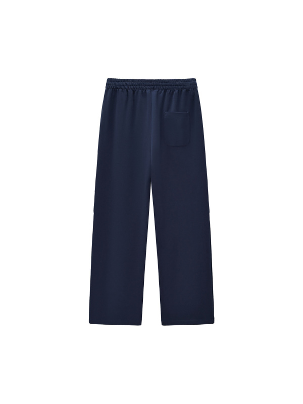Curved Stripe Straight Sweatpants