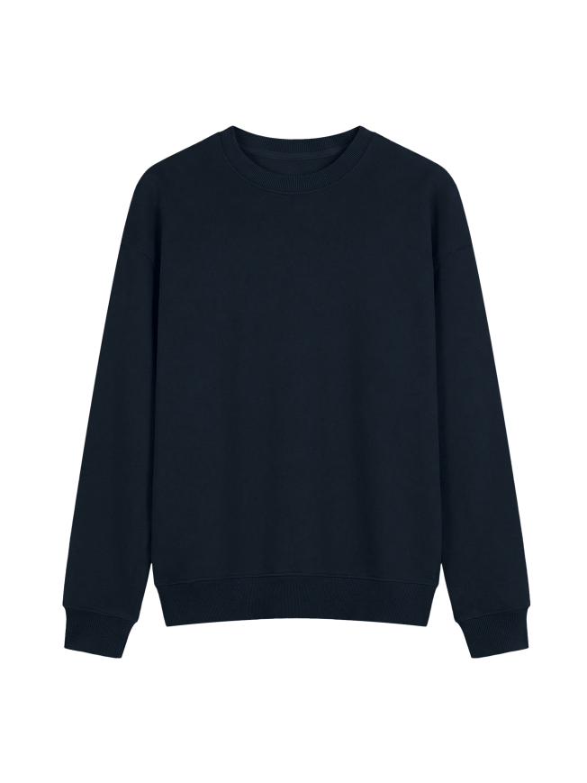 Oversized Drop Shoulder Crewneck Sweatshirt