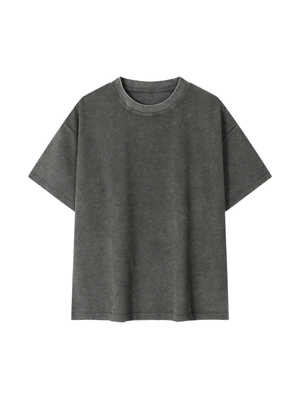 Mineral Wash Waffle Knit T-Shirt - Main Image