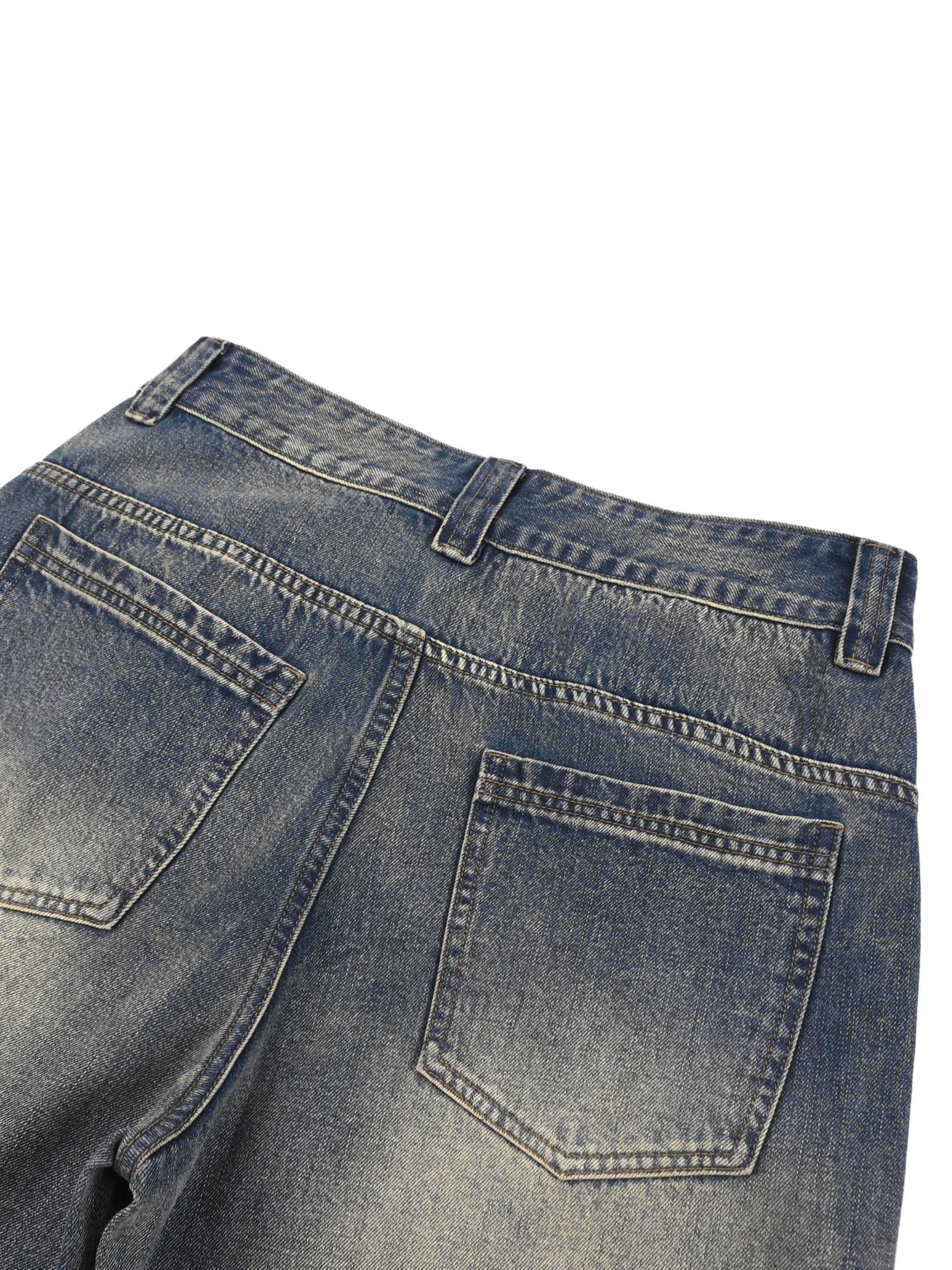 Vintage Wash Baggy Denim Shorts #RK0057 | TAPSTITCH
