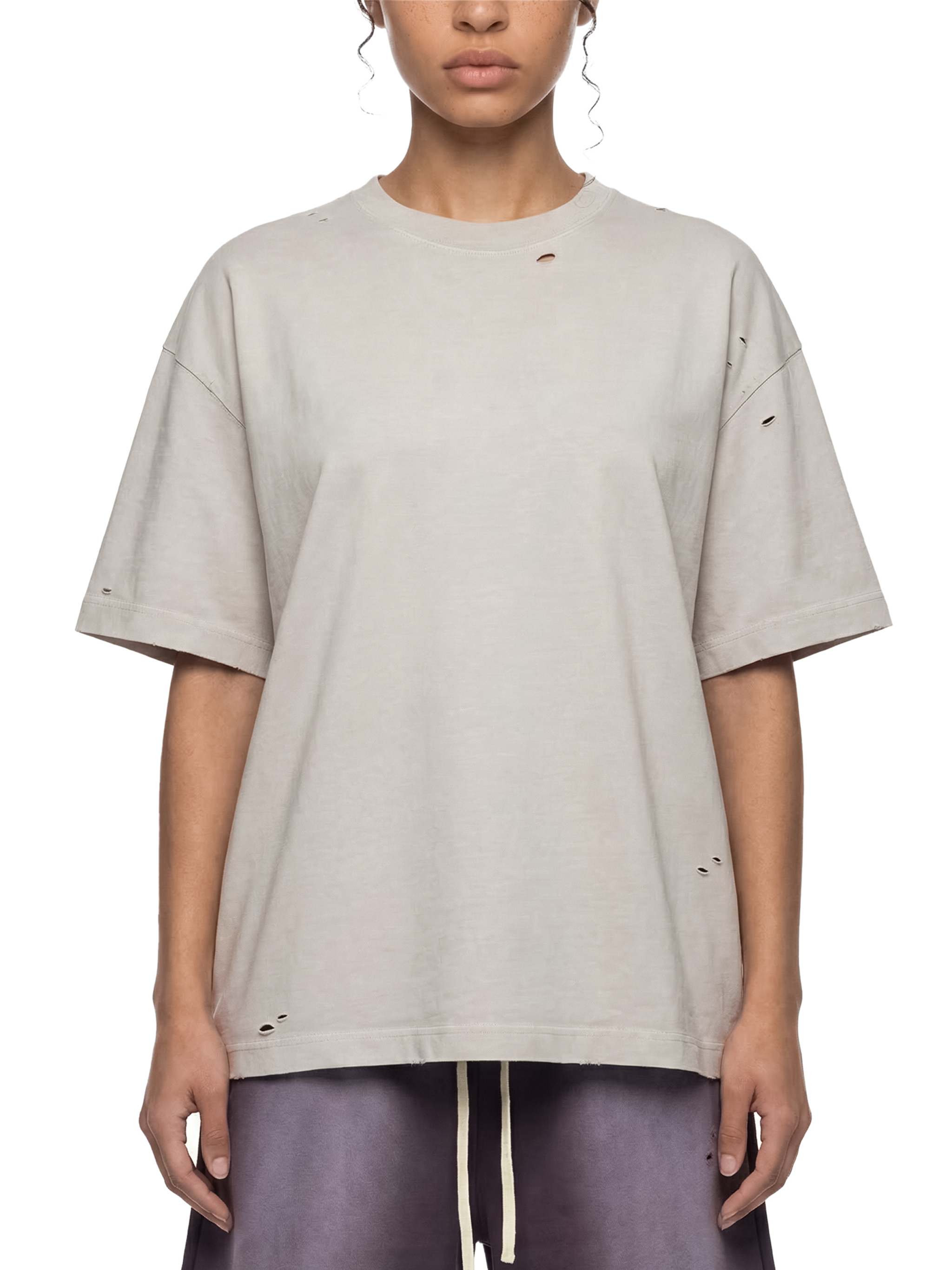 Vintage Washed Distressed Boxy Oversized T-Shirt #UT0004 | TAPSTITCH
