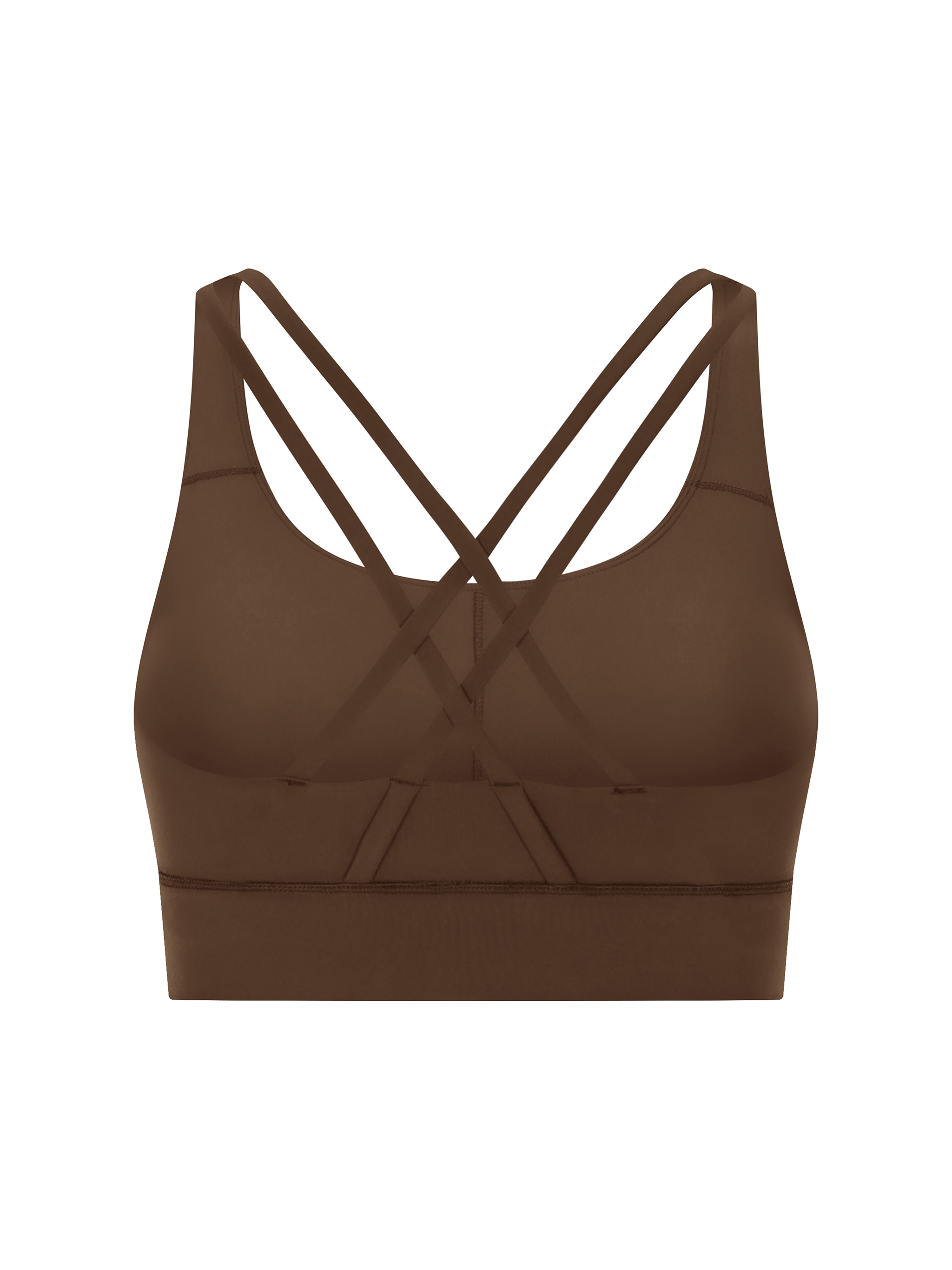 Strappy Criss-Cross Sports Bra #WT0074 | TAPSTITCH
