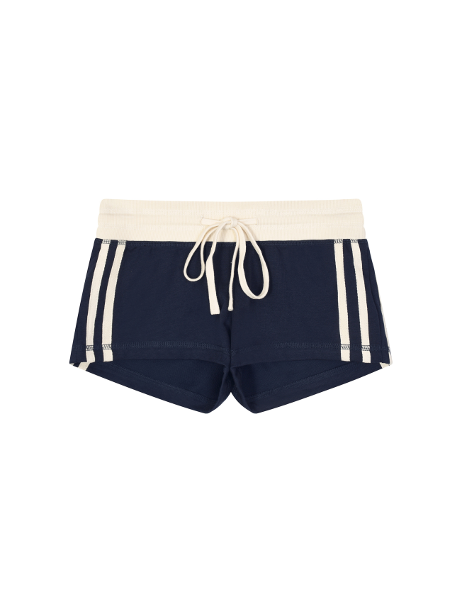 Women's Contrast Stripe Track Shorts
