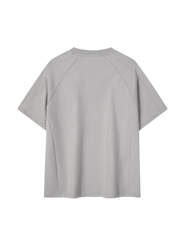 Unisex Oversized Paneled Raglan T-Shirt