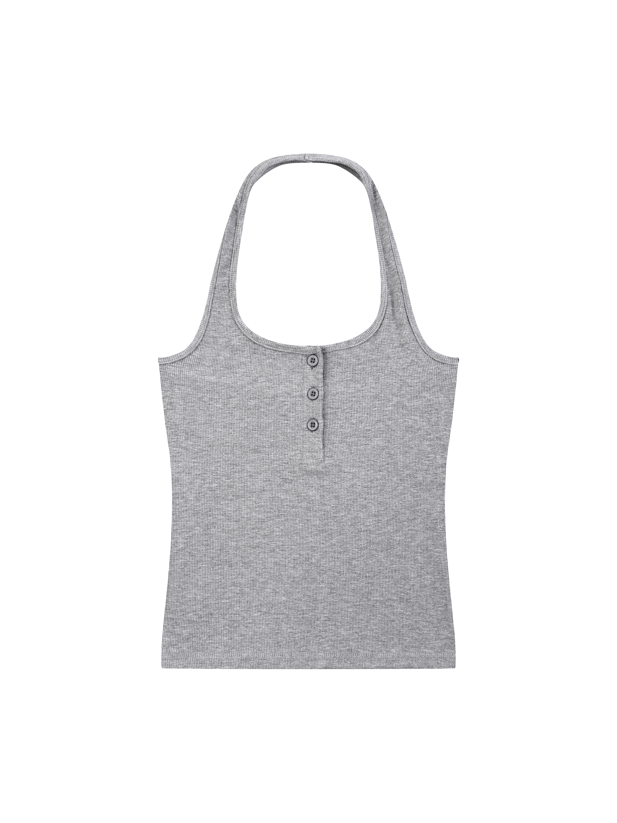 Women's Ribbed Henley Tank Top #WT0076 | TAPSTITCH