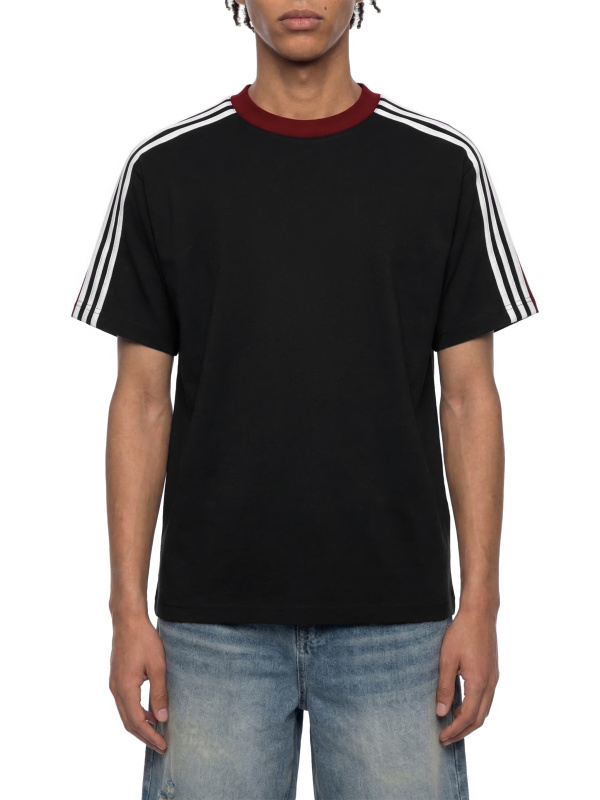 Unisex Colorblock Striped T-Shirt