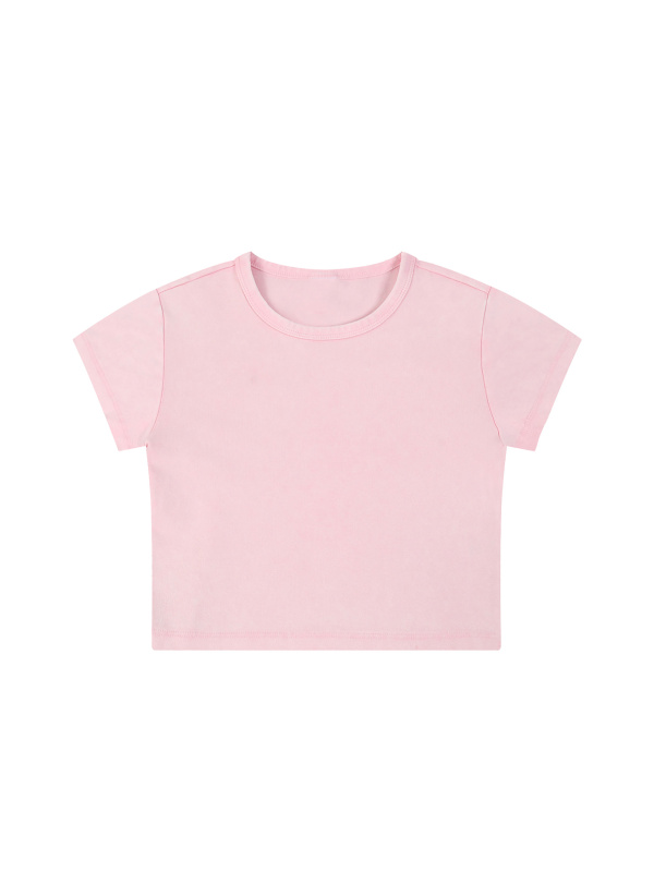 Snow Washed Crop Top