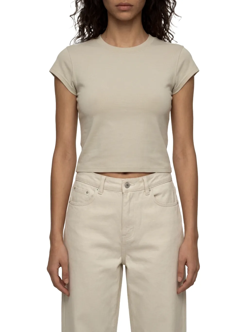 Women's Slim-Fit Cropped T-Shirt