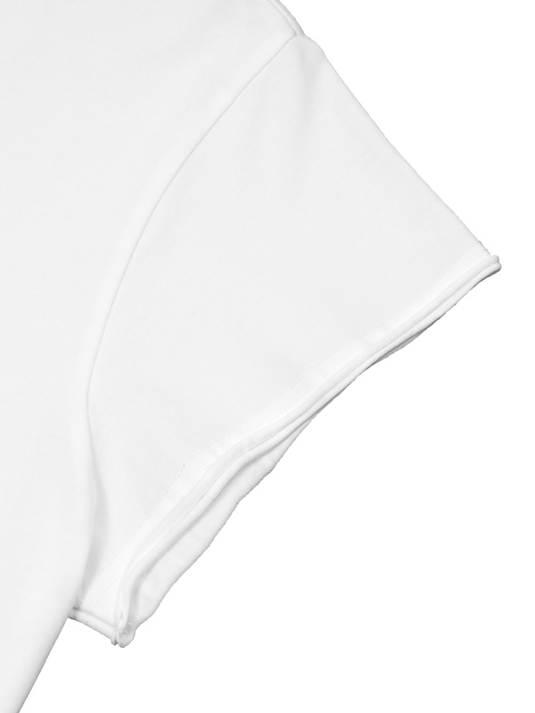 Unisex Boxy Raw Edge T-Shirt