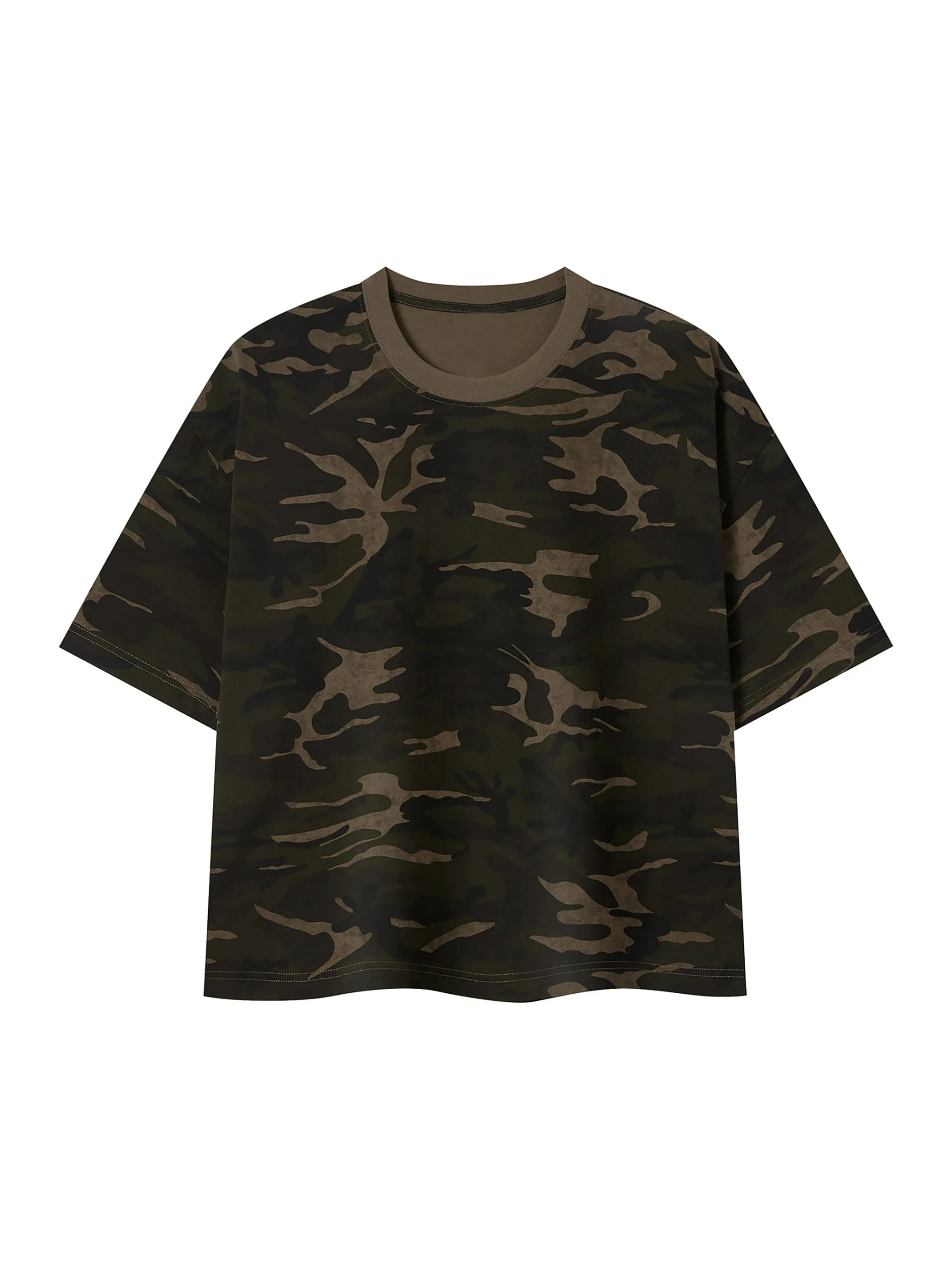 Unisex Camo Boxy T-Shirt - Main Image