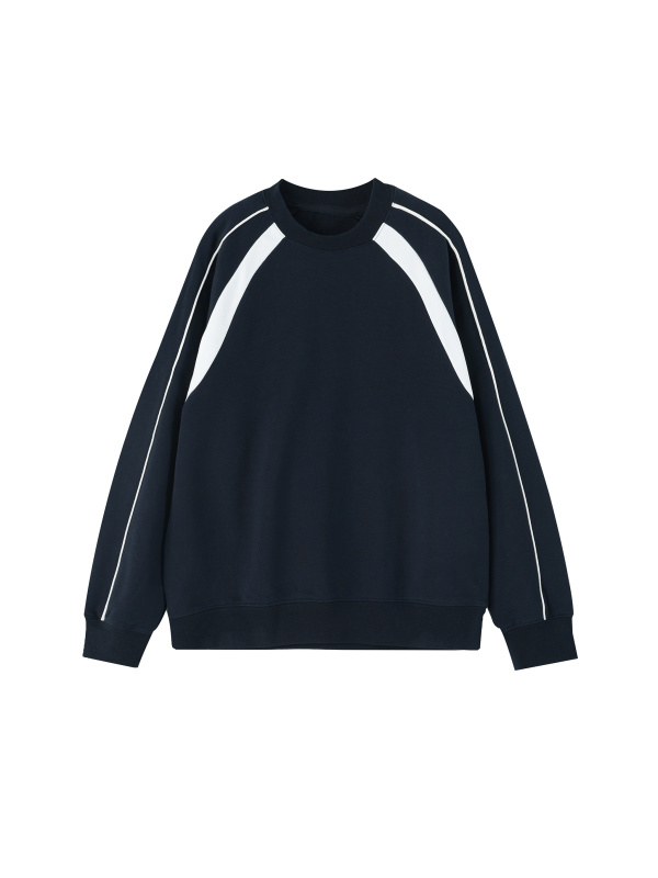 Unisex Color Block Crewneck Sweatshirt