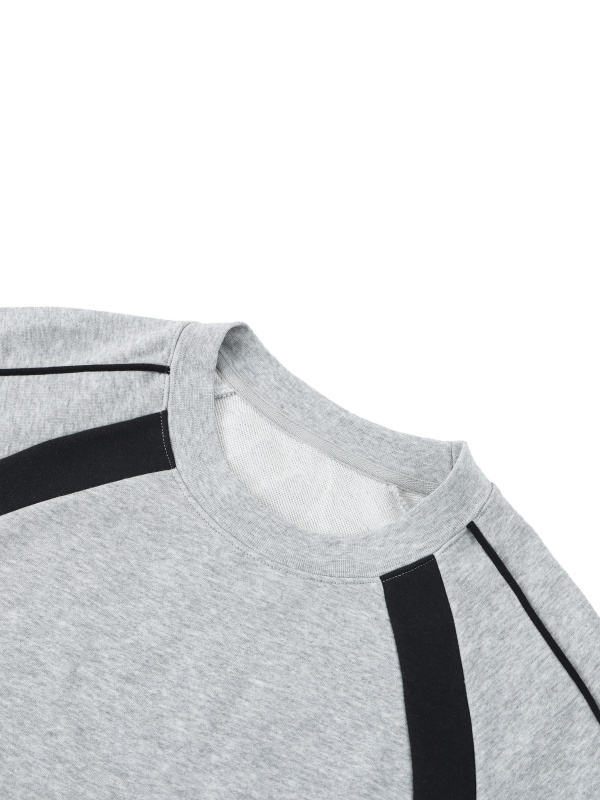 Unisex Color Block Crewneck Sweatshirt