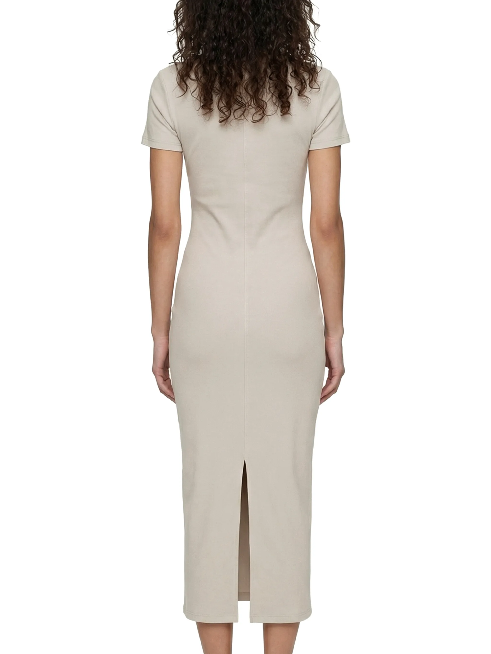 Women's V-Neck Short Sleeve Maxi Dress