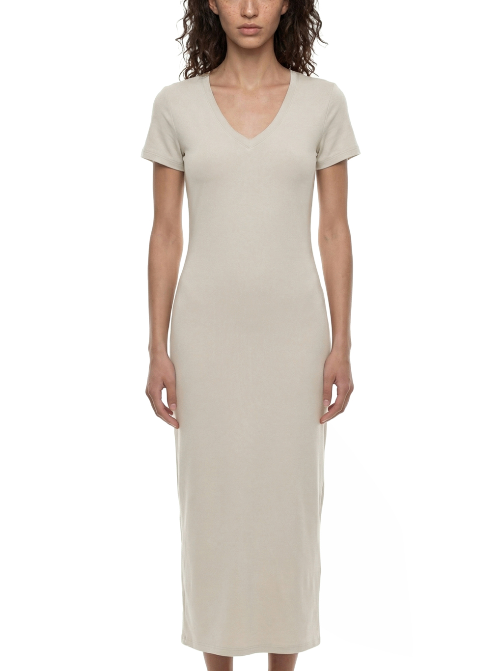 Women's V-Neck Short Sleeve Maxi Dress #WO0001 | TAPSTITCH