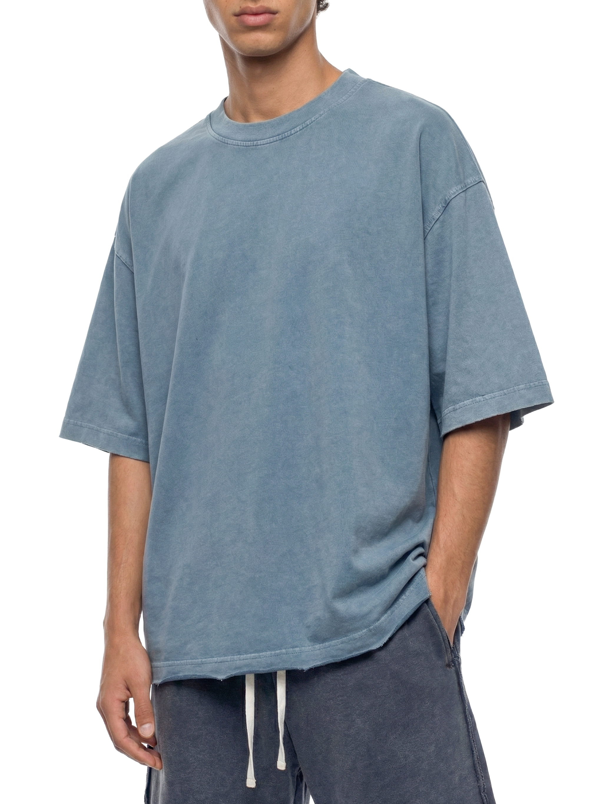 Unisex Vintage Wash Boxy T-Shirt #UT0007 | TAPSTITCH