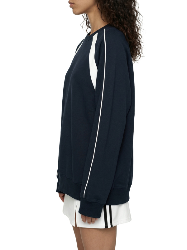 Unisex Color Block Crewneck Sweatshirt