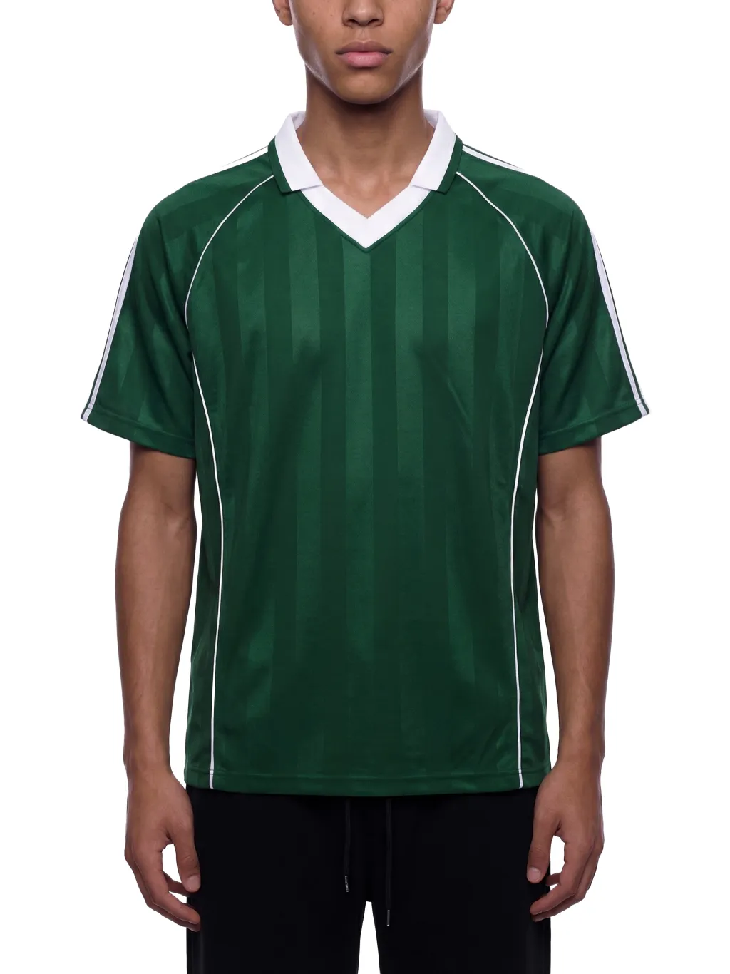 Shadow Stripe Collared Soccer Jersey