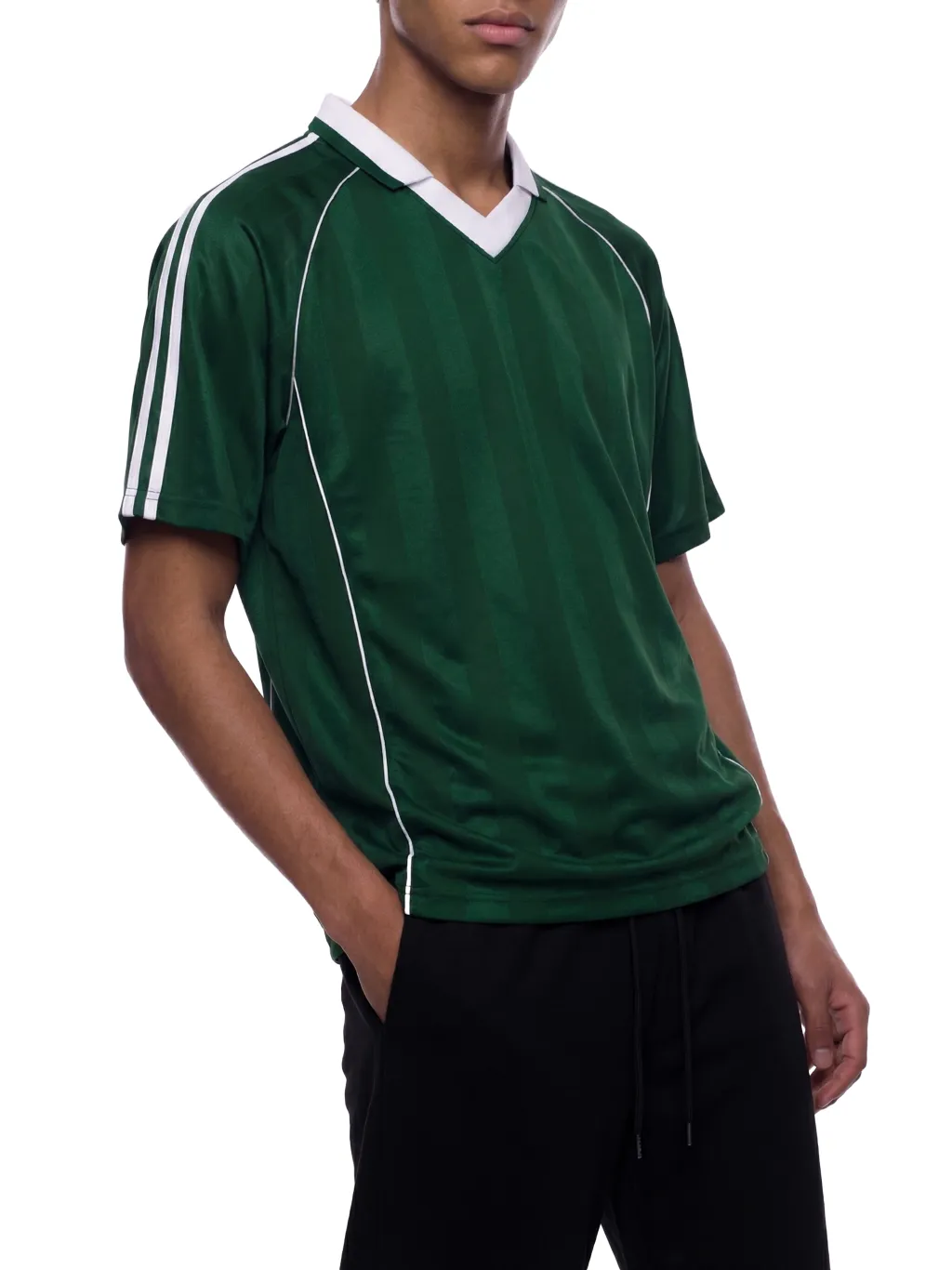 Shadow Stripe Collared Soccer Jersey