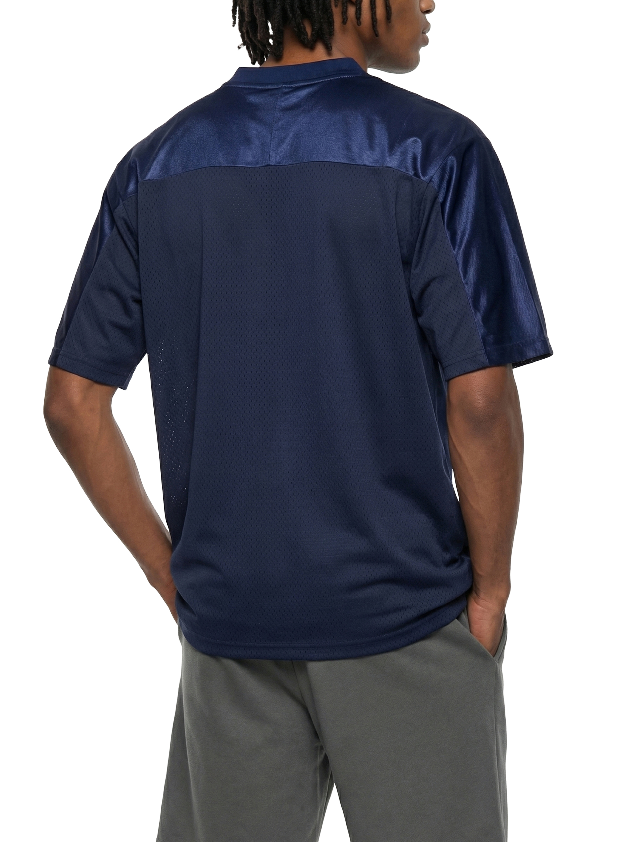 Oversized Mesh V-Neck Soccer Jersey #RT0083 | TAPSTITCH