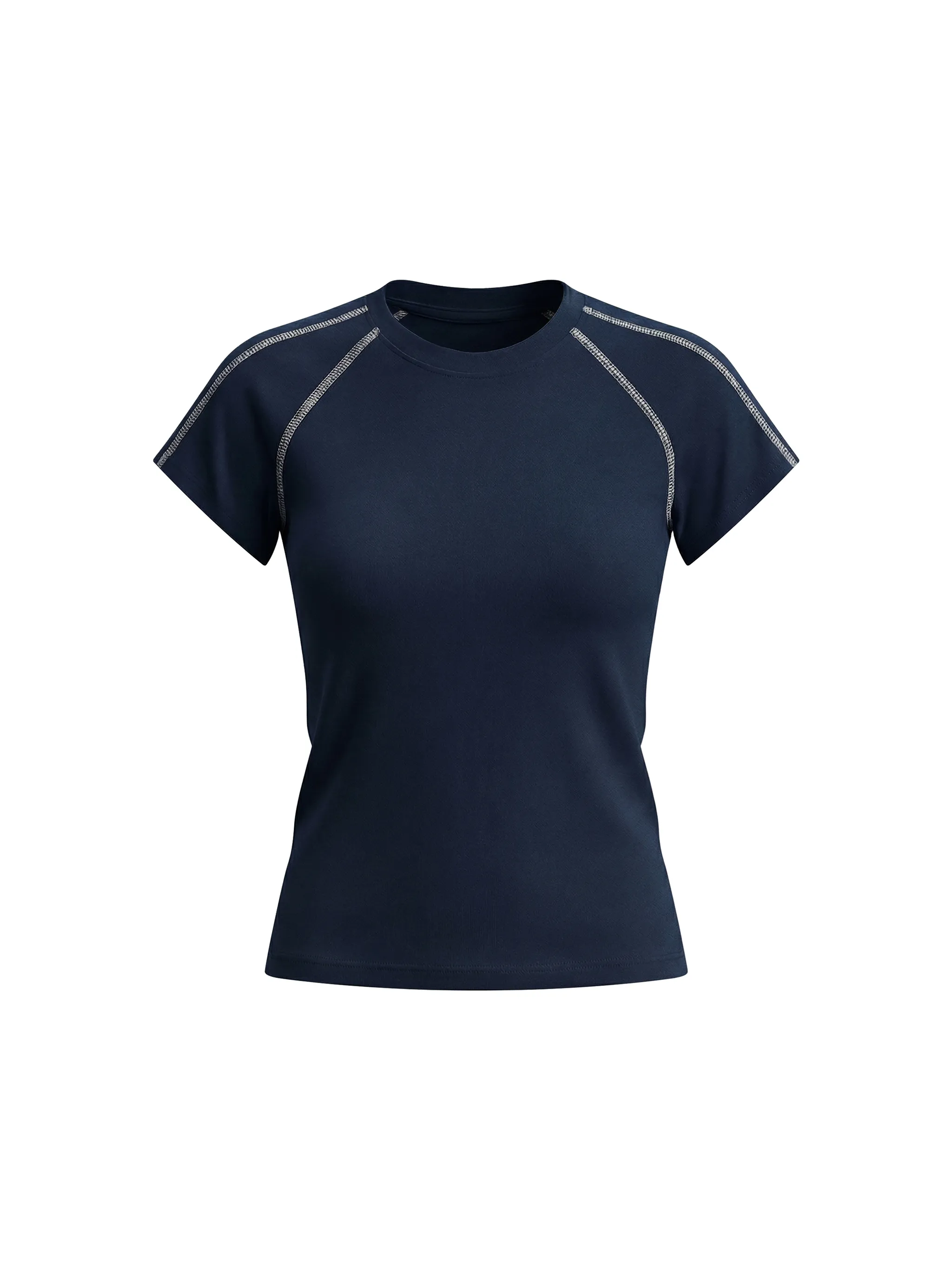 Women's Contrast Stitch Raglan T-Shirt