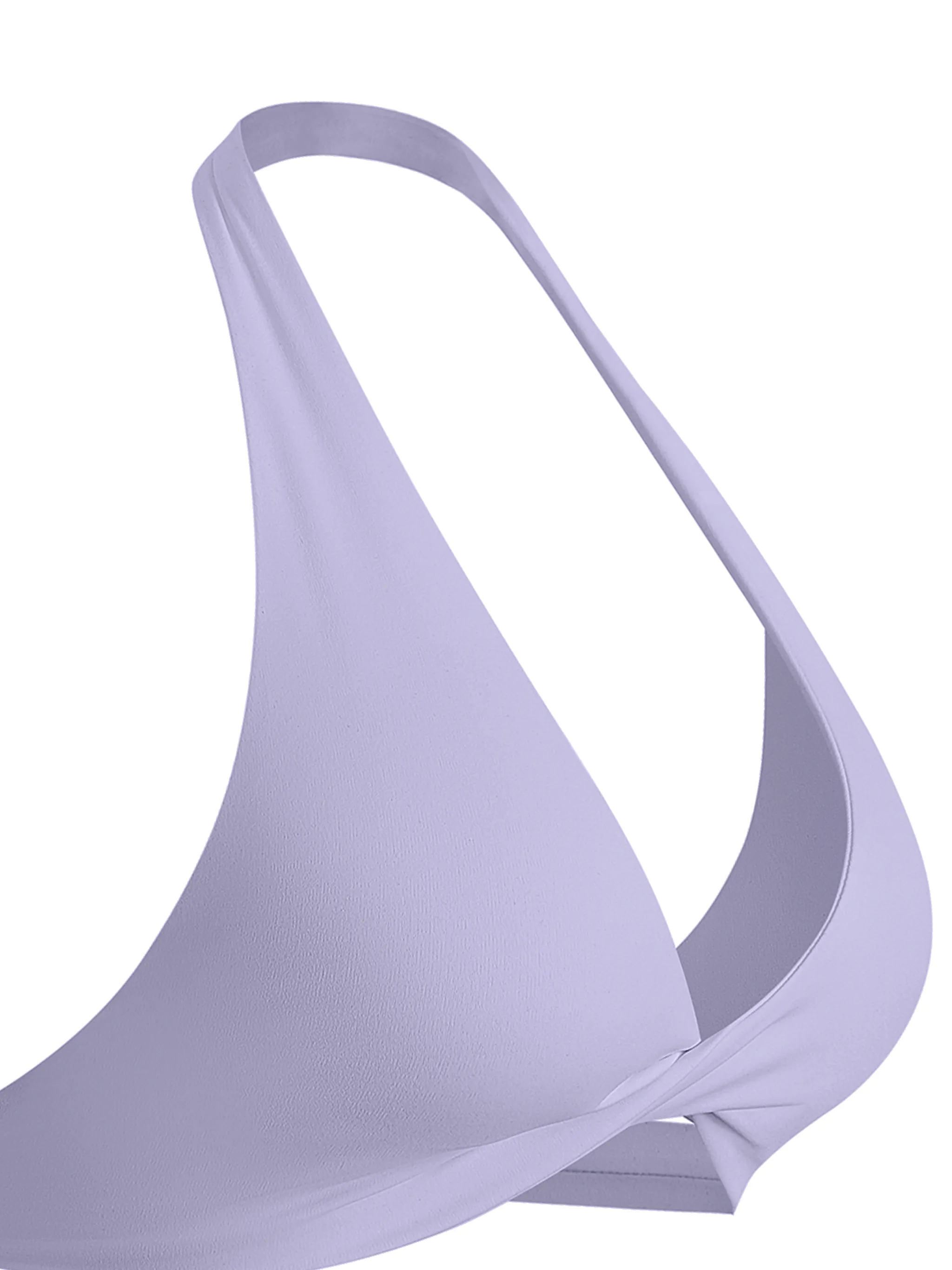Women's Pleated Halter Sports Bra