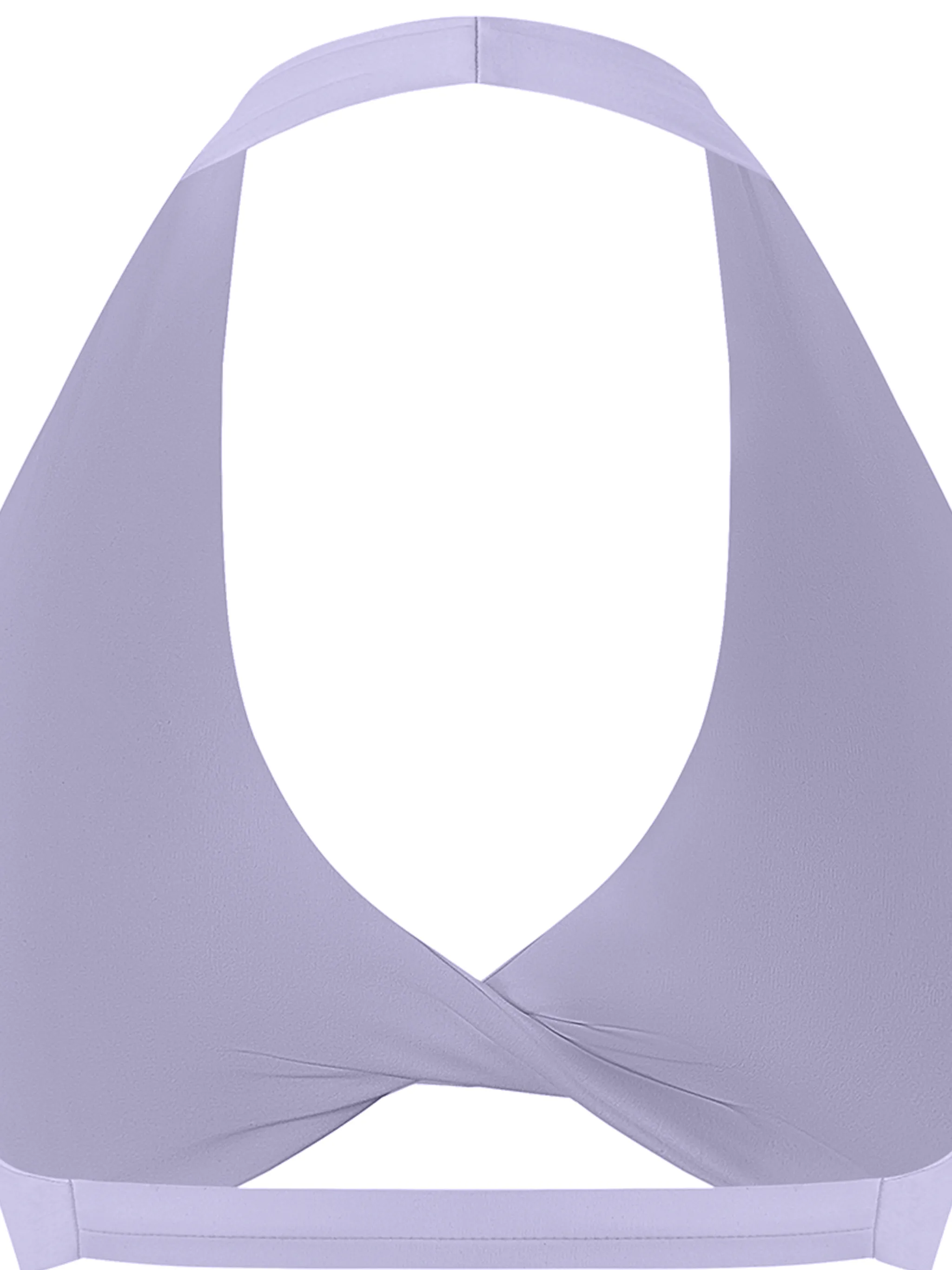 Women's Pleated Halter Sports Bra