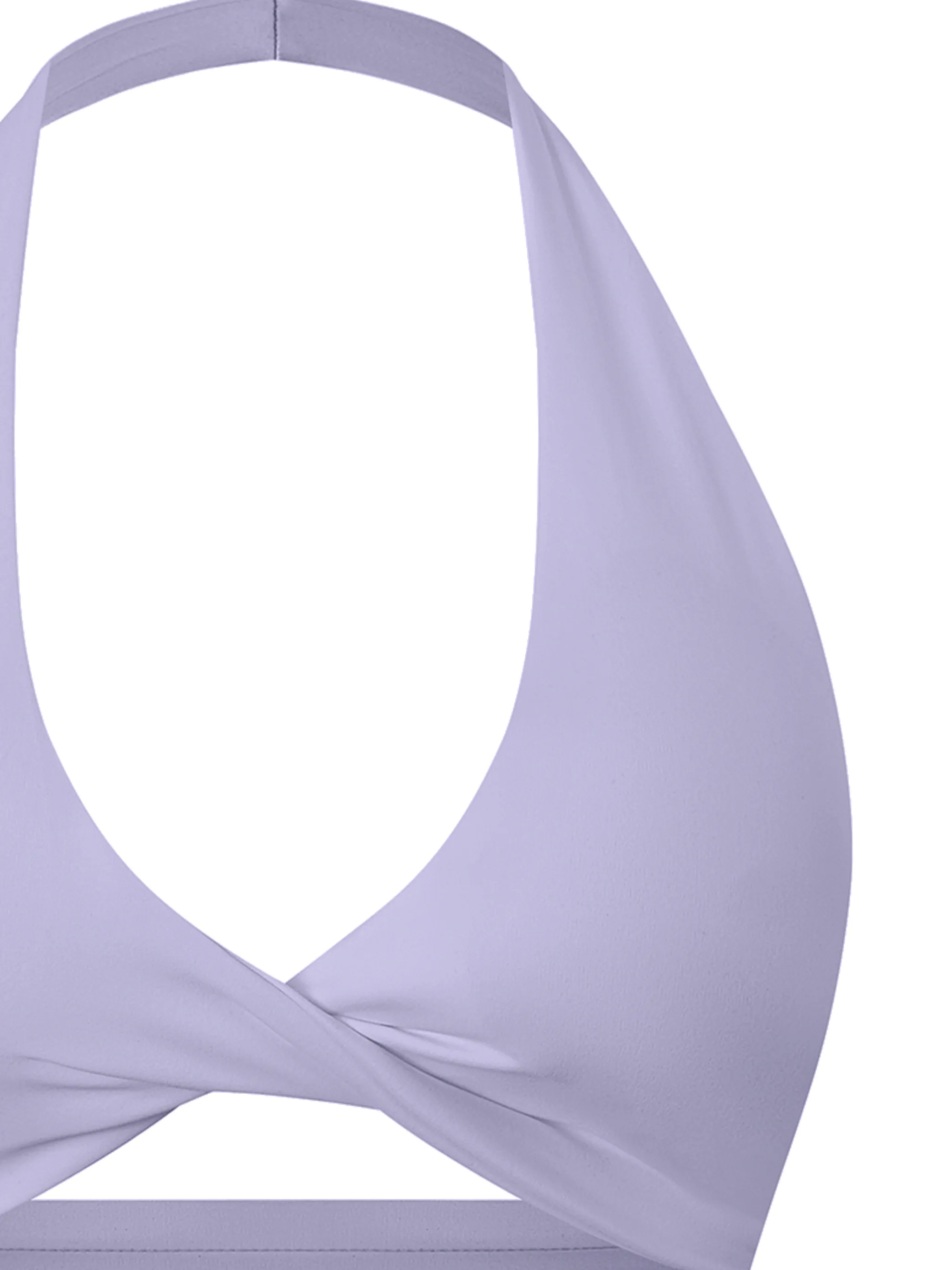 Women's Pleated Halter Sports Bra