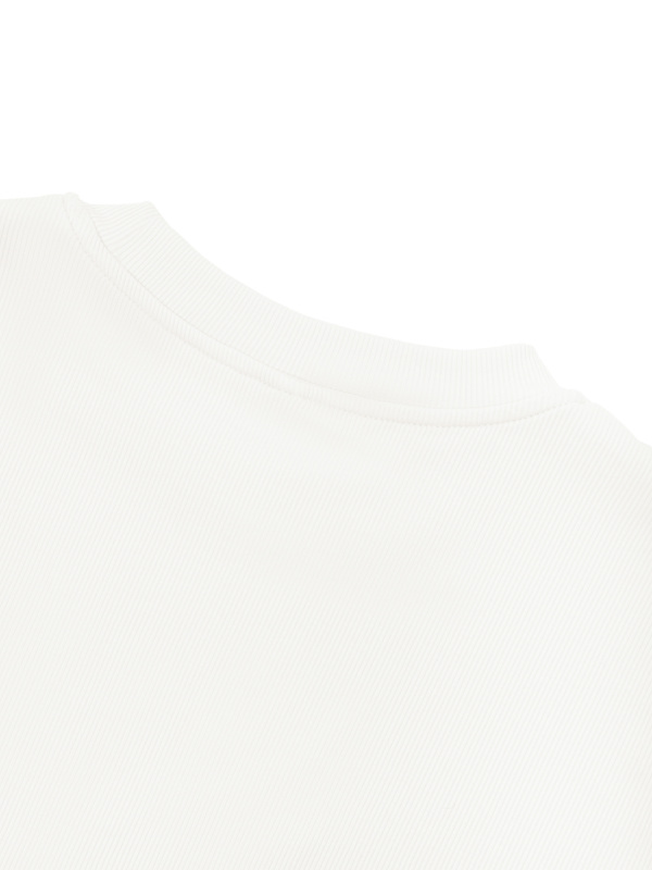 Women's Slim Ribbed Crop T-Shirt