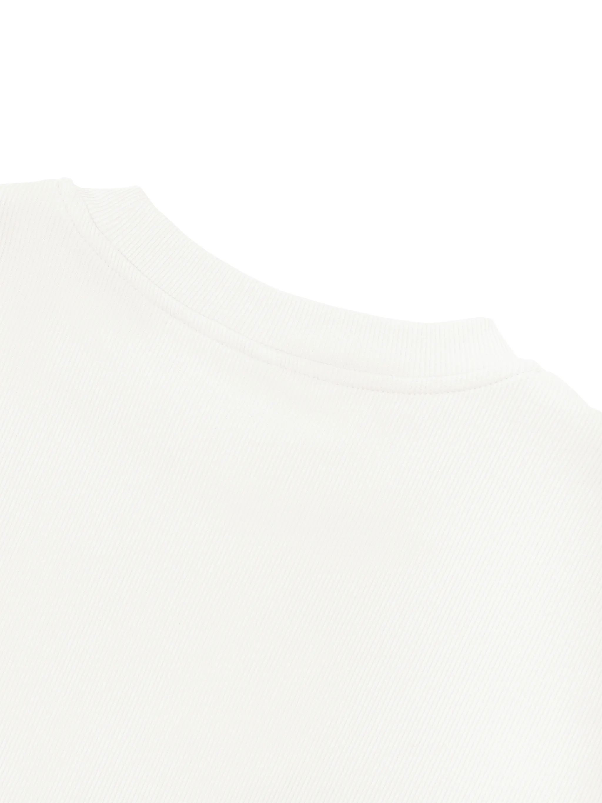 Women's Slim Ribbed Crop T-Shirt